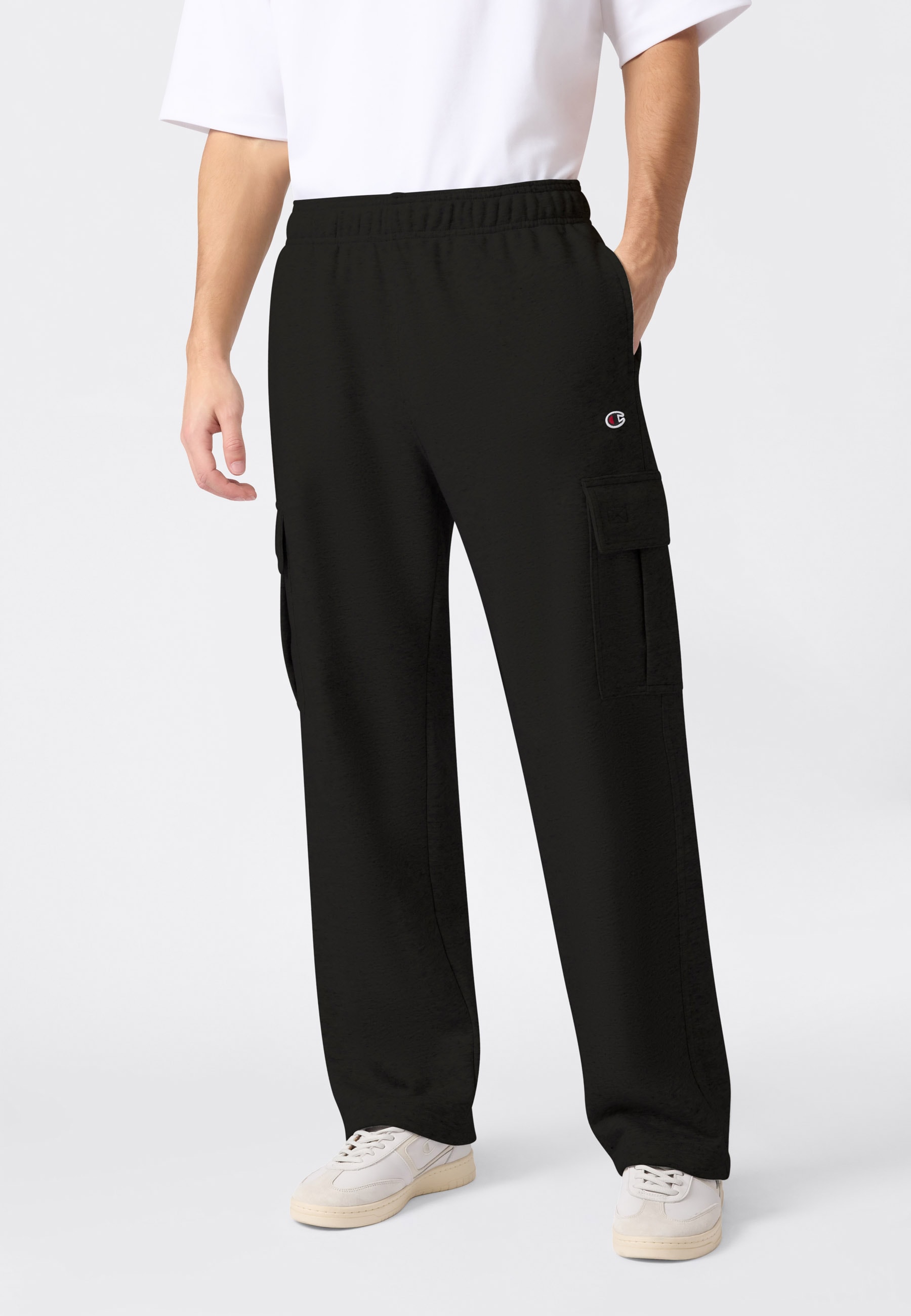 Champion Jogginghose "ICONS Terry Cargo Pants" ohne Verschluss, aus Baumwolle und Polyester, auch in großen Größen