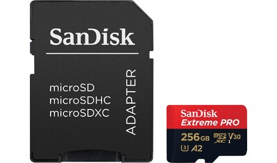 Speicherkarte »Extreme PRO microSDXC™-UHS-I-KARTE«, (Video Speed Class 30 (V30)/UHS...