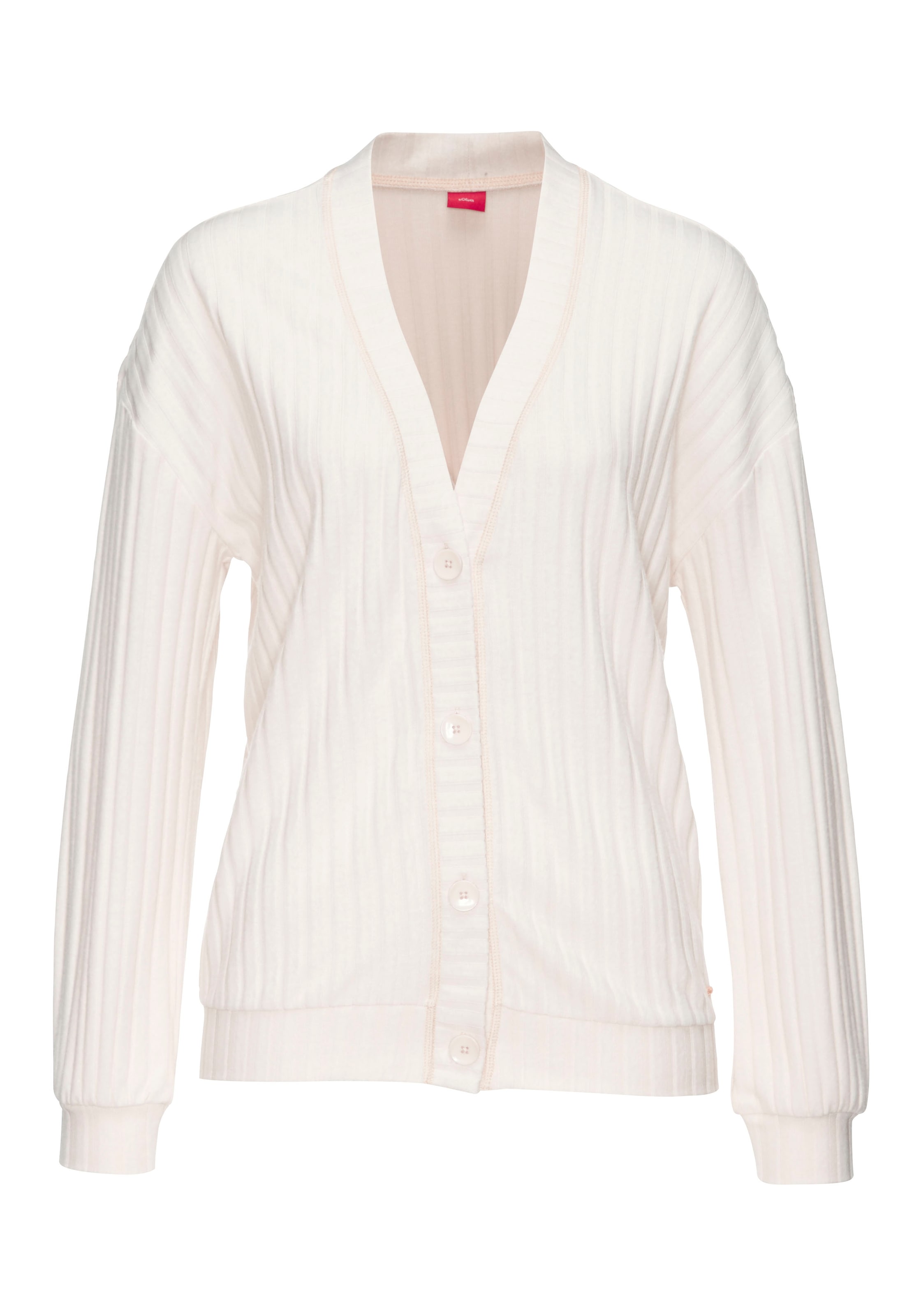 s.Oliver Cardigan, mit breiter Knopfleiste, Loungewear