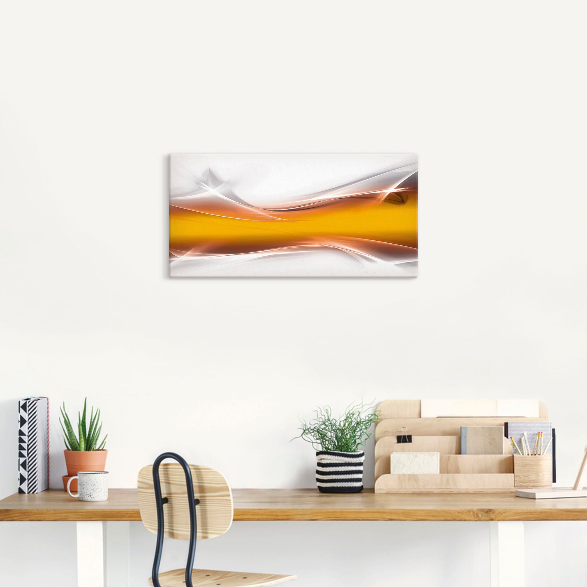 Artland Wandbild »Kreatives Element«, Gegenstandslos, (1 St.), als Leinwandbild, Wandaufkleber in verschied. Größen