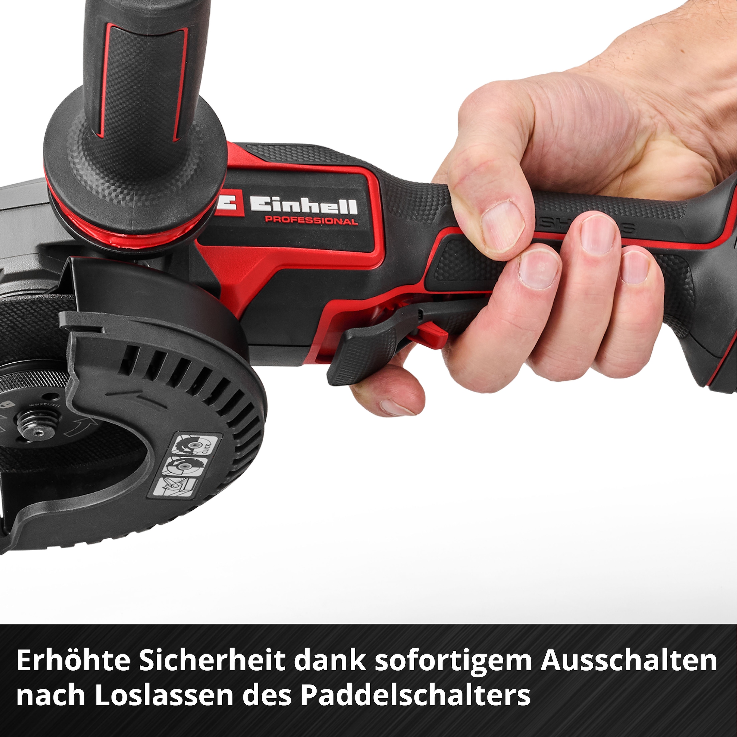 Einhell Akku-Winkelschleifer »TP-AG 18/125-13 Q P BL - Solo« ohne Akku und Ladegerät