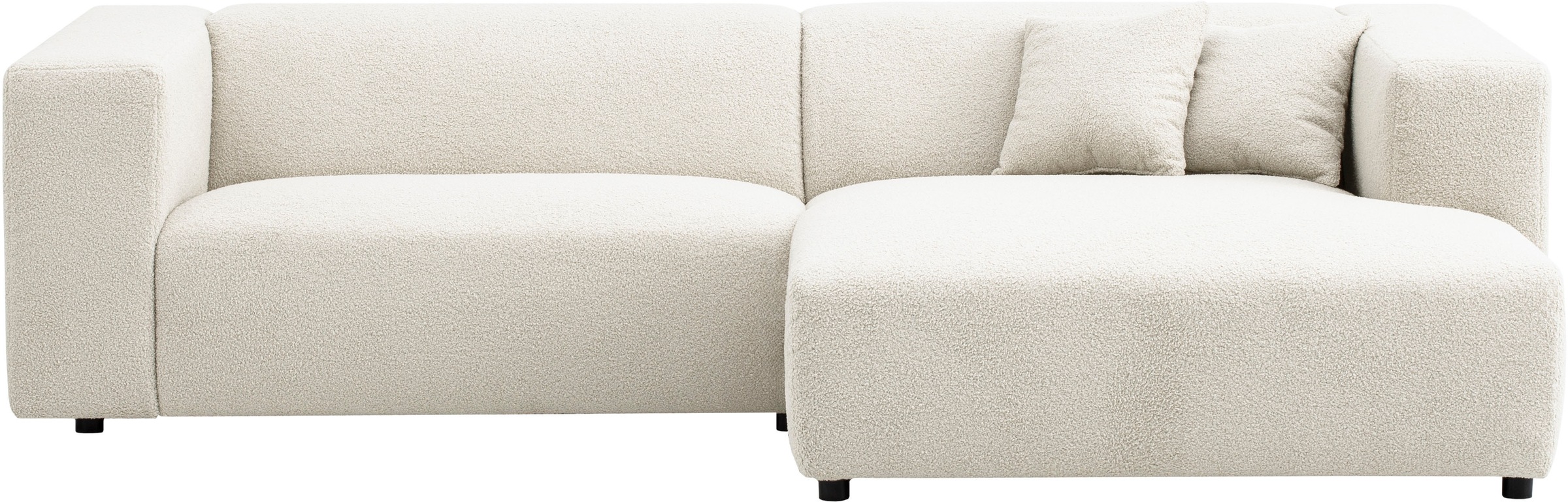 Home affaire Ecksofa "BAKELS, L-Form in Cord oder Boucle-Stoff, moderne Cou günstig online kaufen