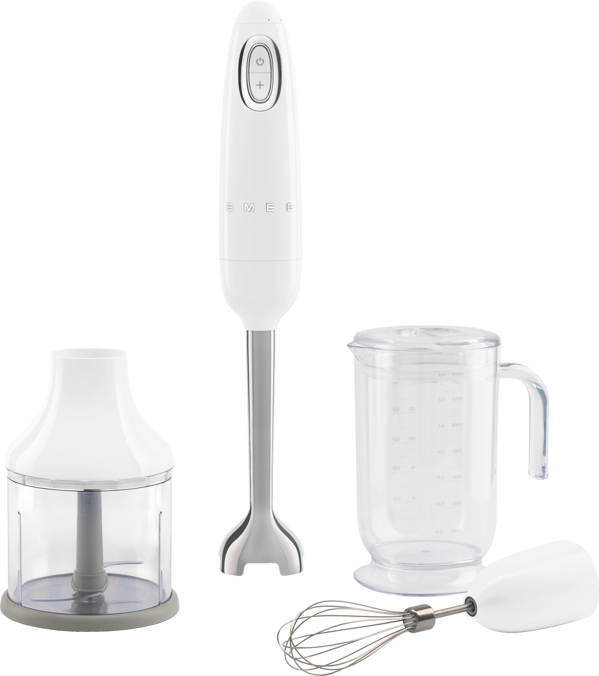SMEG Stabmixer "HBF03", B:6,5cm H:41,4cm T:6,5cm, weiß, Mixer