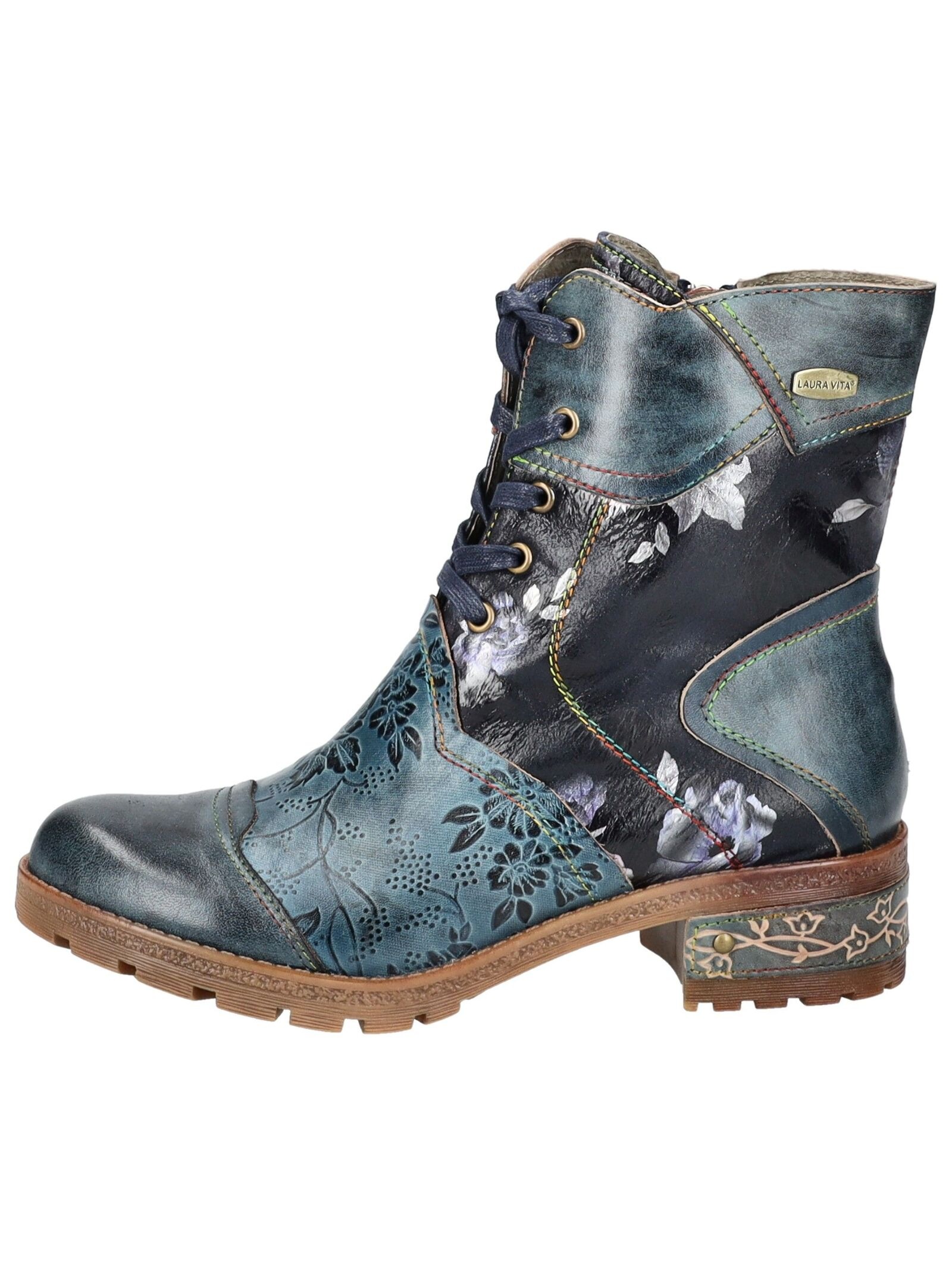 LAURA VITA Schnürstiefelette »LAURA VITA Stiefelette Leder/Textil«