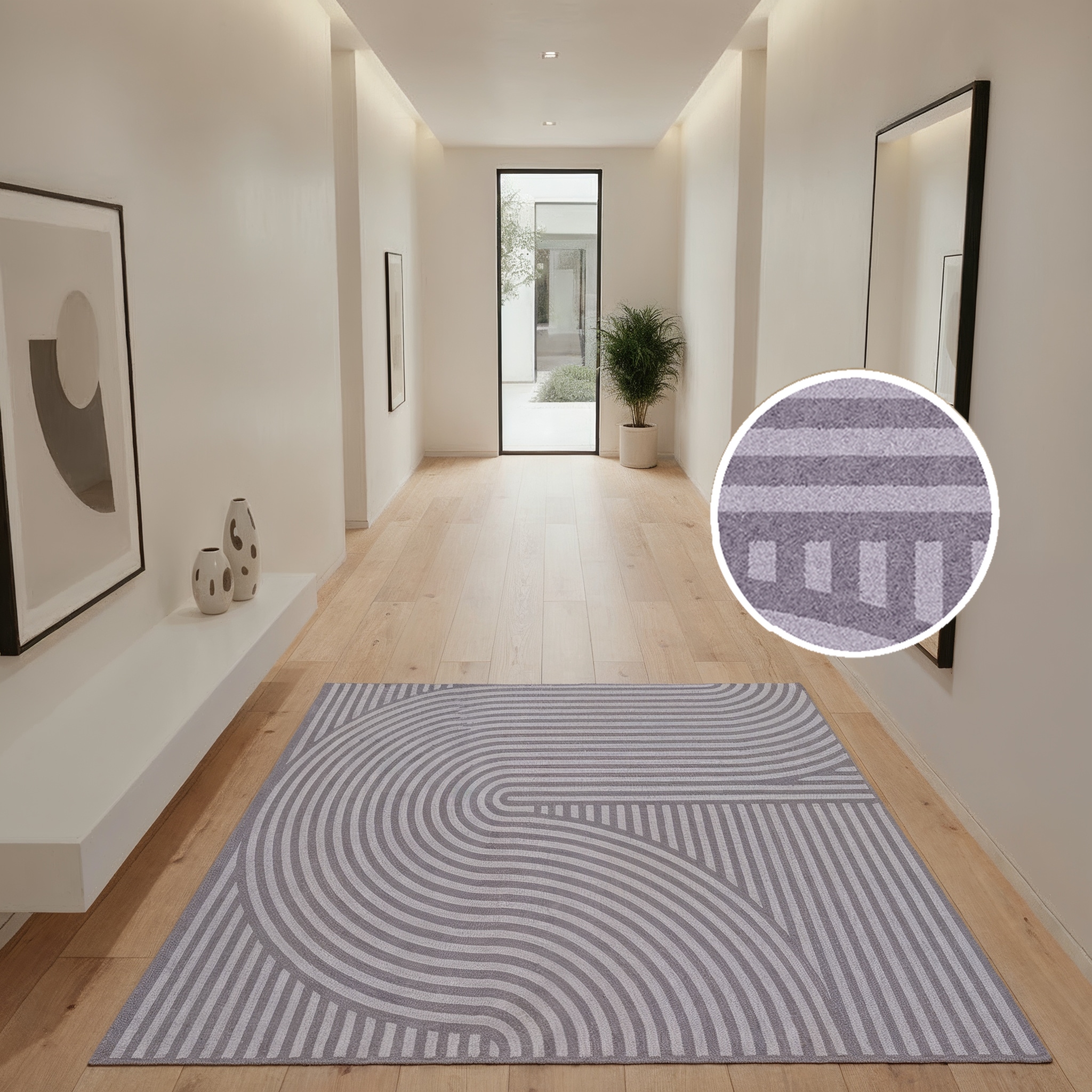 Fußmatte OTTO HOME, B:140cm H:5mm L:190cmgrau, Kunstfaser, Flur, Teppiche, "Sammo, Schmutzfangmatte, Teppich, für Hausflur und Wohnbereiche", Indoor,