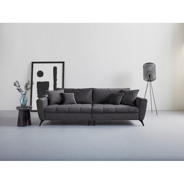 INOSIGN Big-Sofa »Lörby«, auch mit Aqua clean-Bezug, feine Steppung im  Sitzbereich, lose Kissen bestellen | BAUR