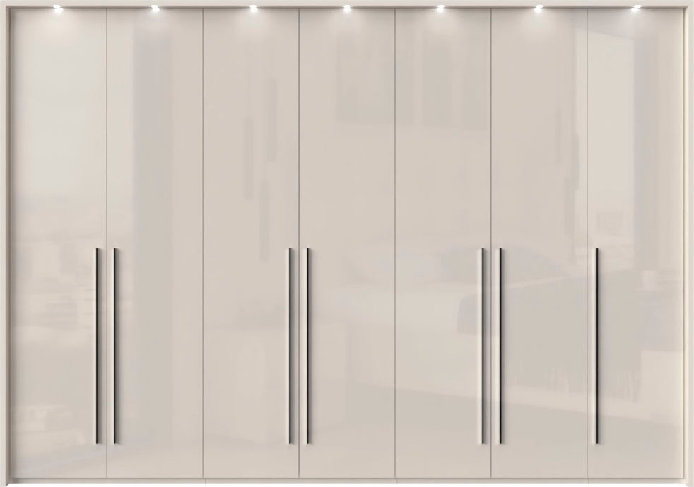 Places of Style Kleiderschrank "Piano, inklusive Rahmen und Beleuchtung, so günstig online kaufen