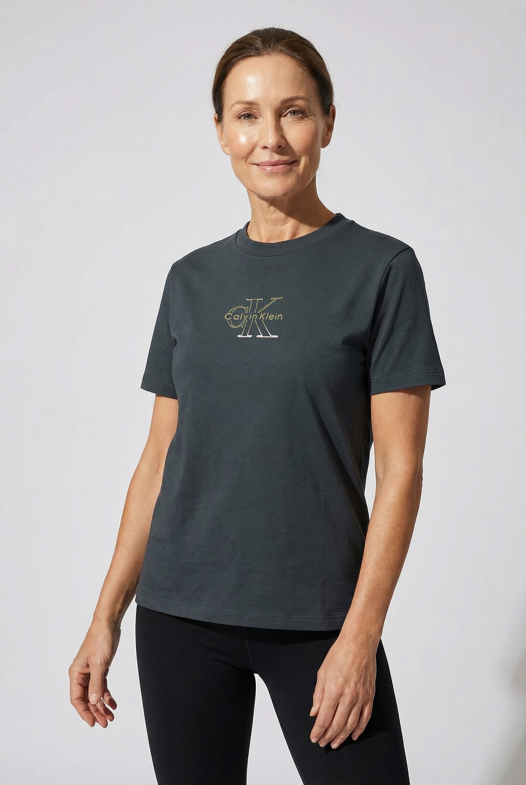 Calvin Klein Jeans T-Shirt "SS CLASSIC FOIL MONOLOGO TEE" Mit Metallic-Logo günstig online kaufen
