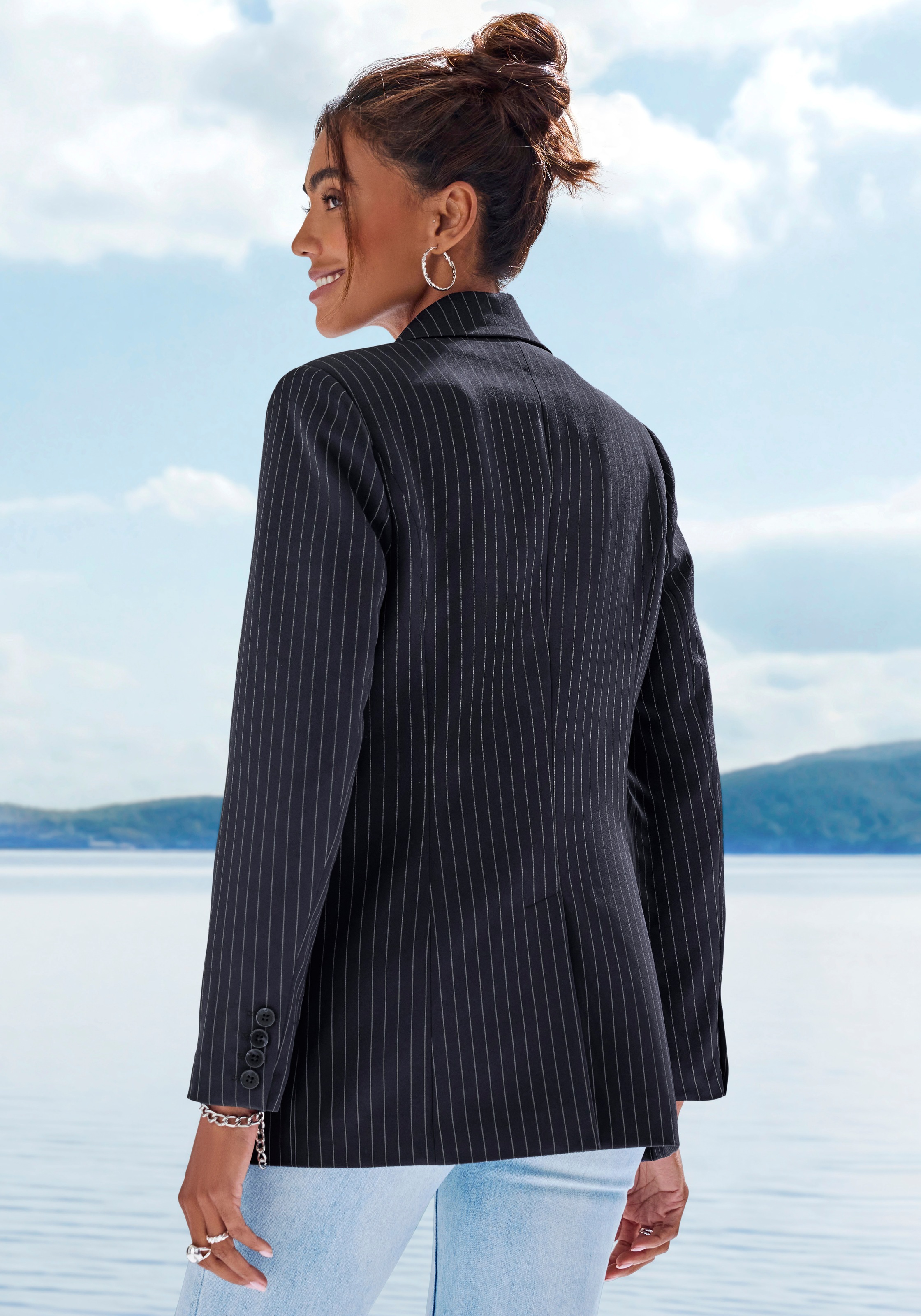 Thumbnail - LASCANA Jackenblazer mit Nadelstreifen