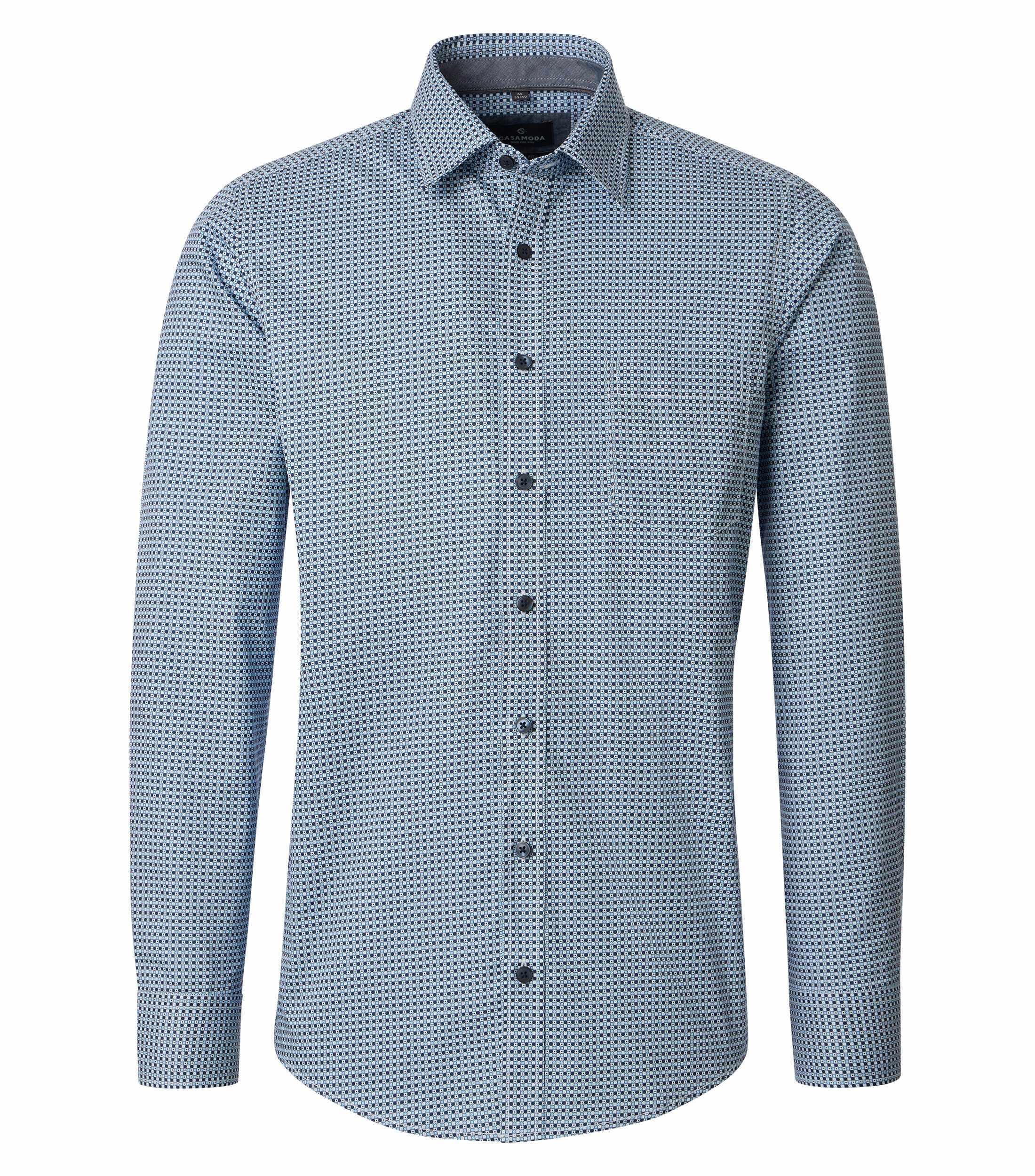 CASAMODA Langarmhemd "CASAMODA Freizeithemd Print" günstig online kaufen