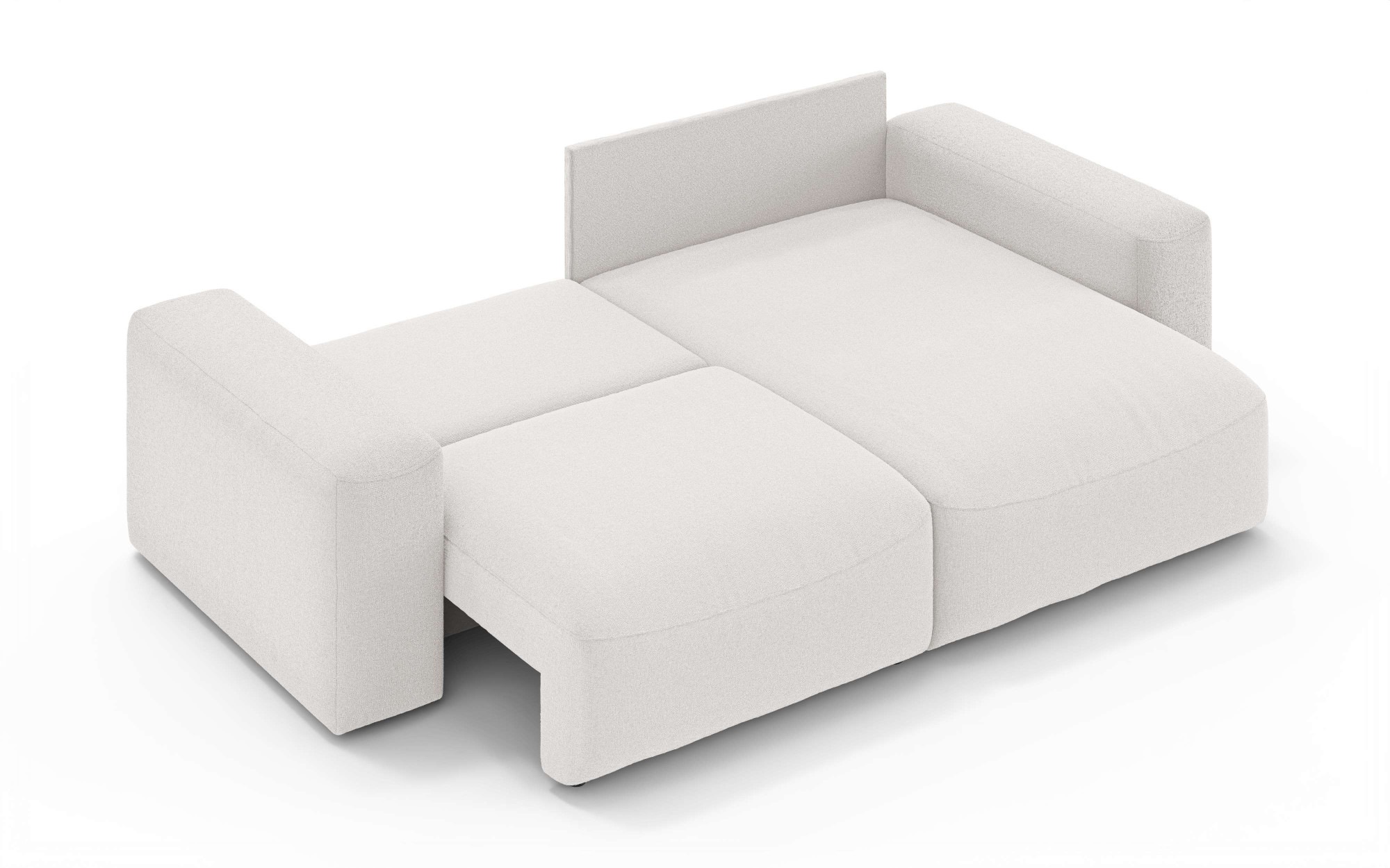 OTTO home Ecksofa »MATTS Schlafsofa mit Bettkasten, Maße B/T/H: 265/159/89 cm«, L-Form mit Recamiere rechts oder links, hoher Sitzkomfort