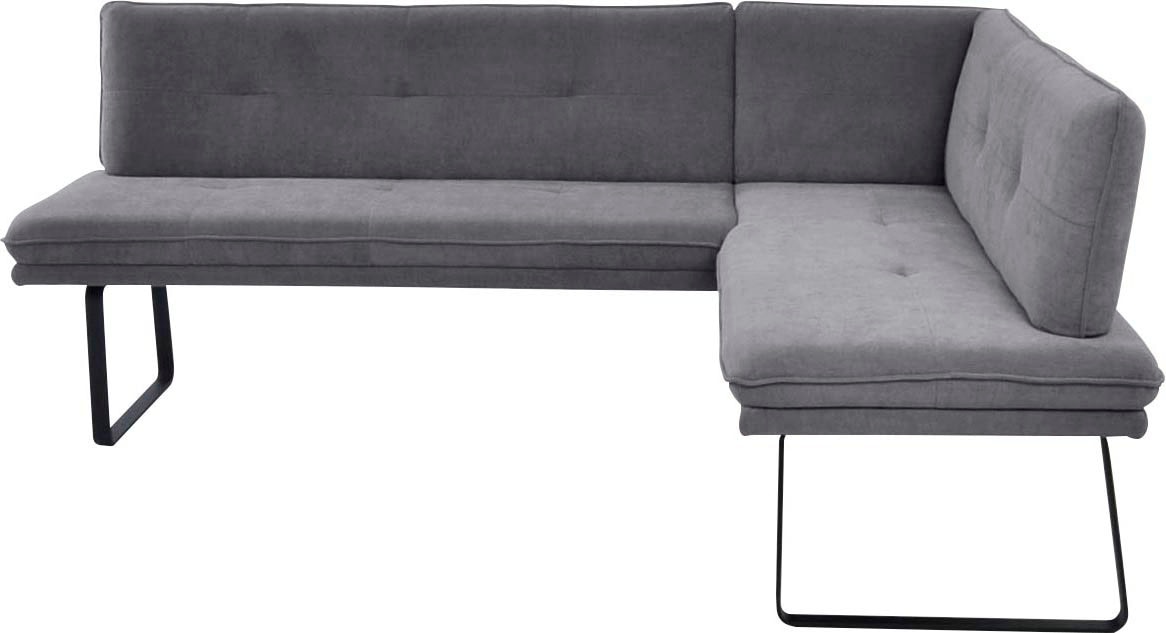 K+W Komfort & Wohnen Eckbank 1 Stk. tlg. Polstereckbank in Spitzkissenoptik günstig online kaufen