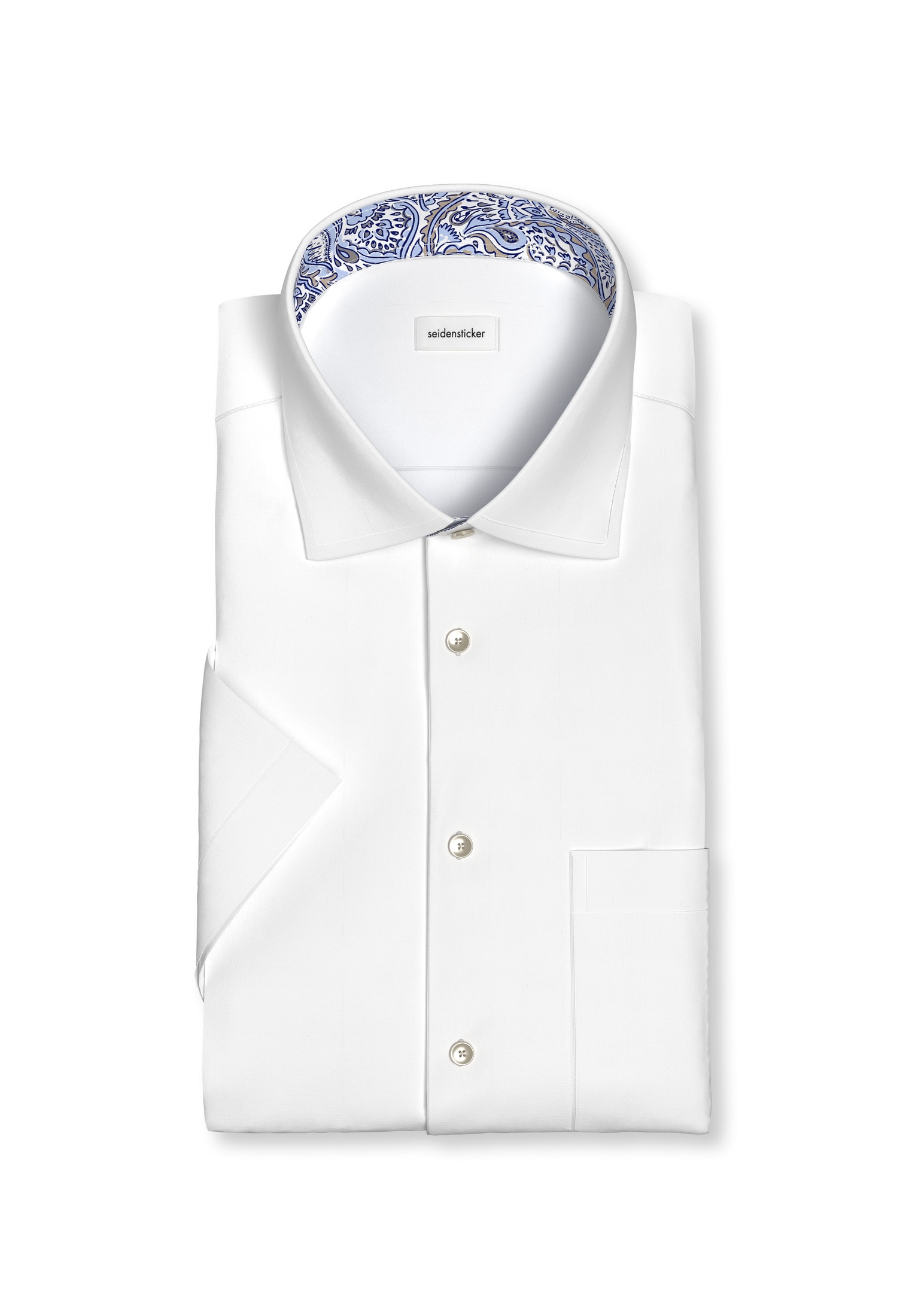 seidensticker Businesshemd »Regular« Regular Kurzarm Kentkragen Uni