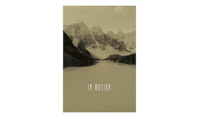 Poster »Word Lake In Motion Sand«, Natur, (1 St.)