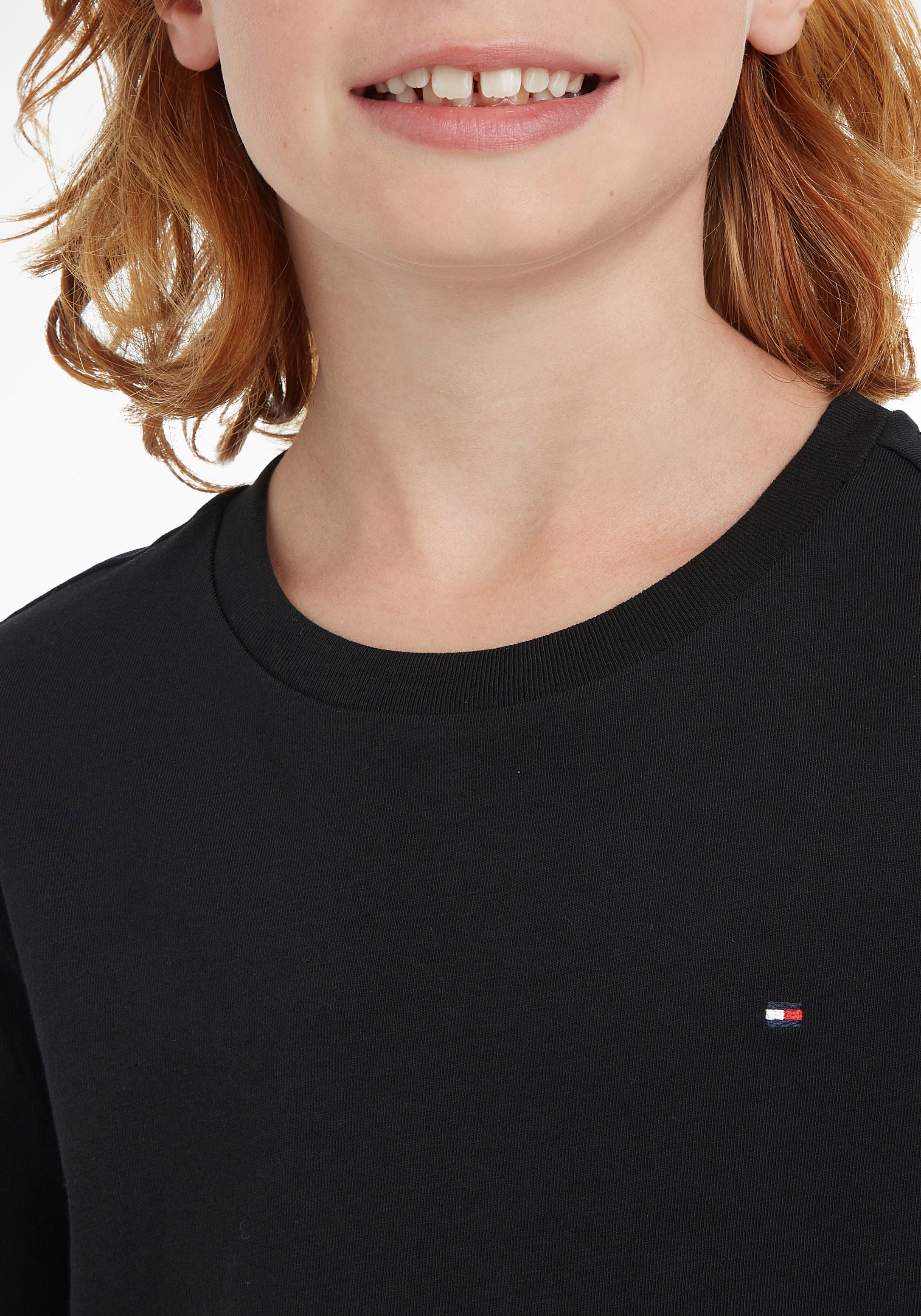 | BAUR BASIC Langarmshirt Hilfiger für Tommy kaufen Jungen online L/S«, KNIT »BOYS CN