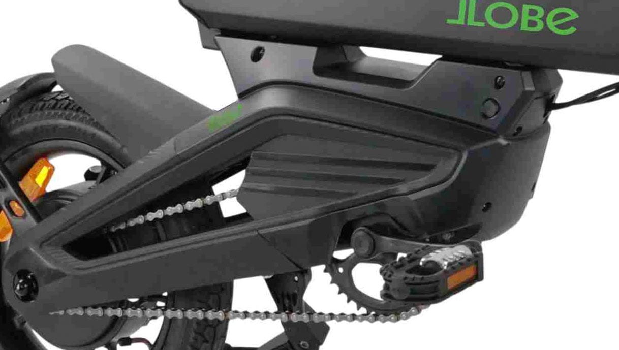 LLobe »City E-Bike 14" Compact« 9 Gang Shimano Tourney Schaltwerk Kettenschaltung Heckmotor 250 W