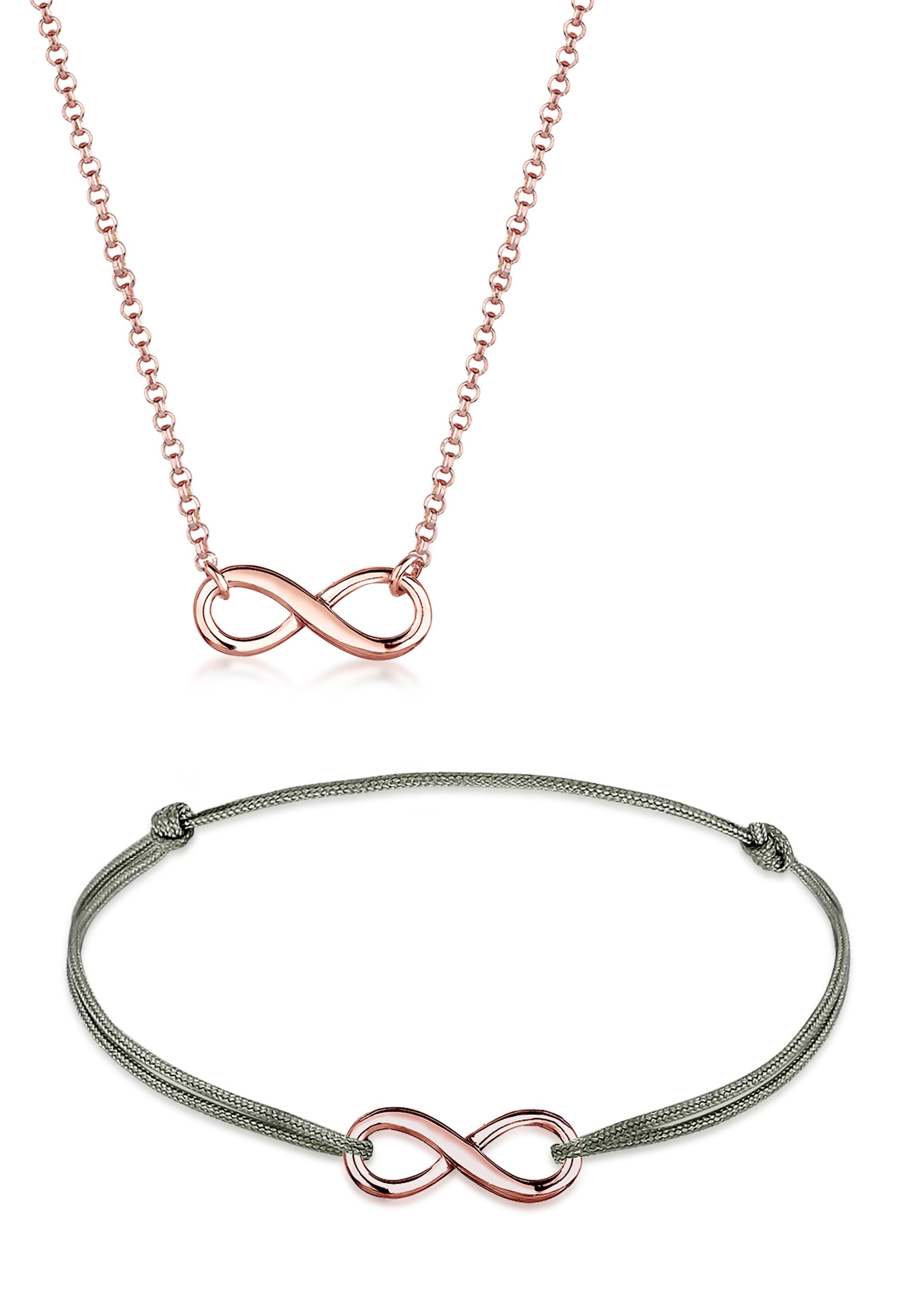 Schmuckset »Infinity Unendlich Verbunden 925 Sterling Silber«