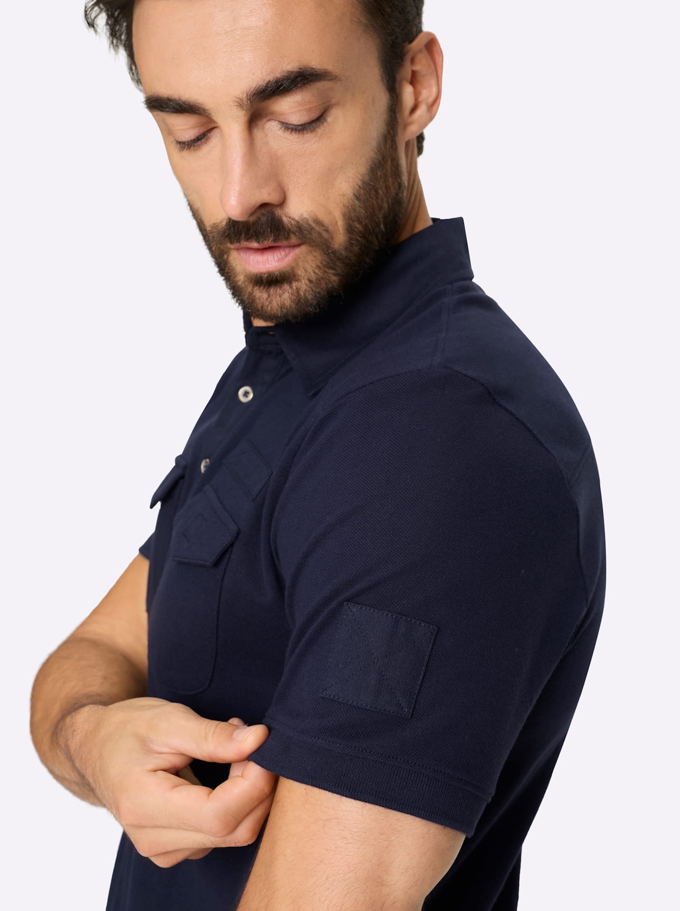 Marco Donati Kurzarmshirt »Kurzarm-Poloshirt« 1 tlg.