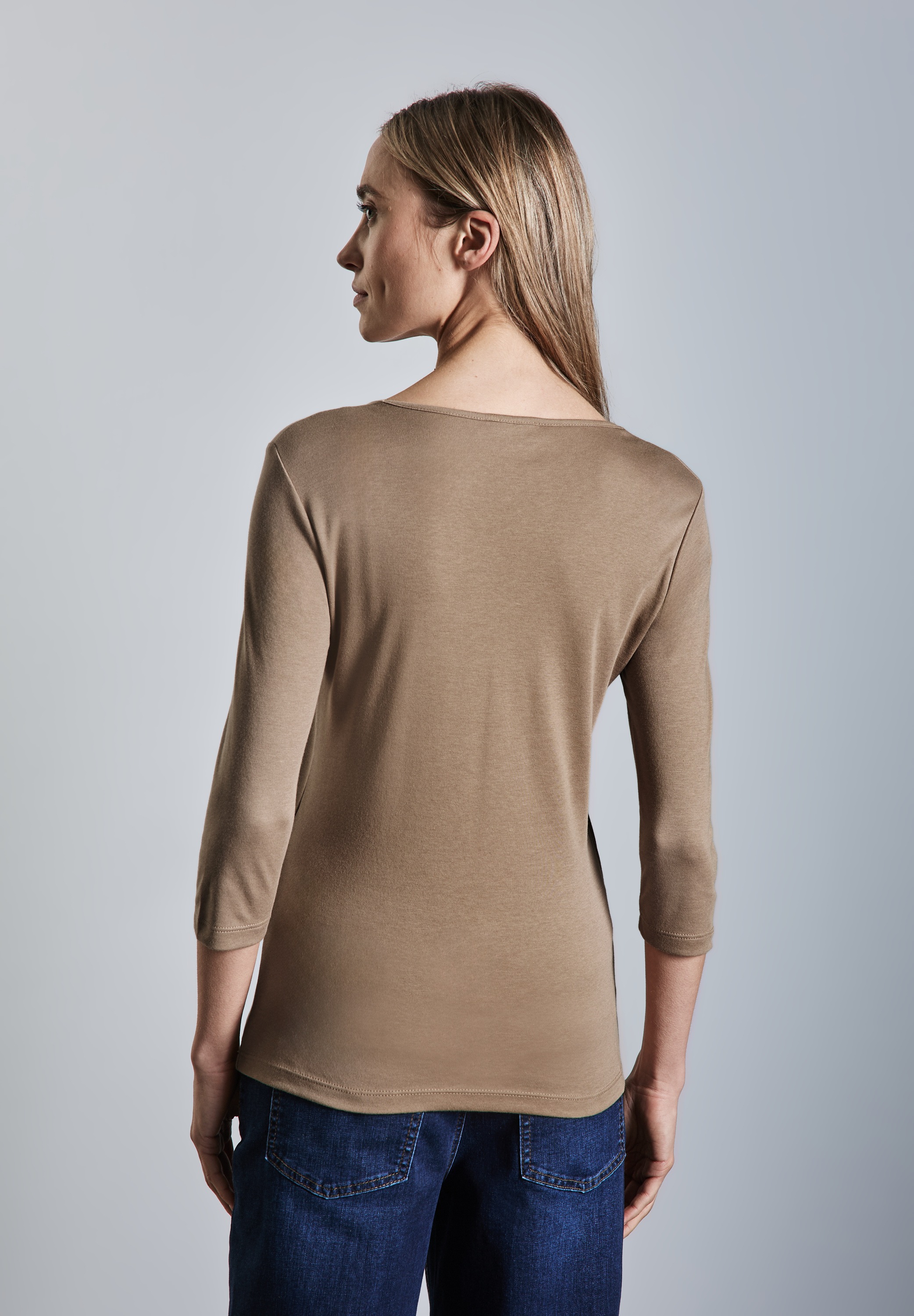 STREET ONE 3/4-Arm-Shirt, mit 3/4 Ärmeln