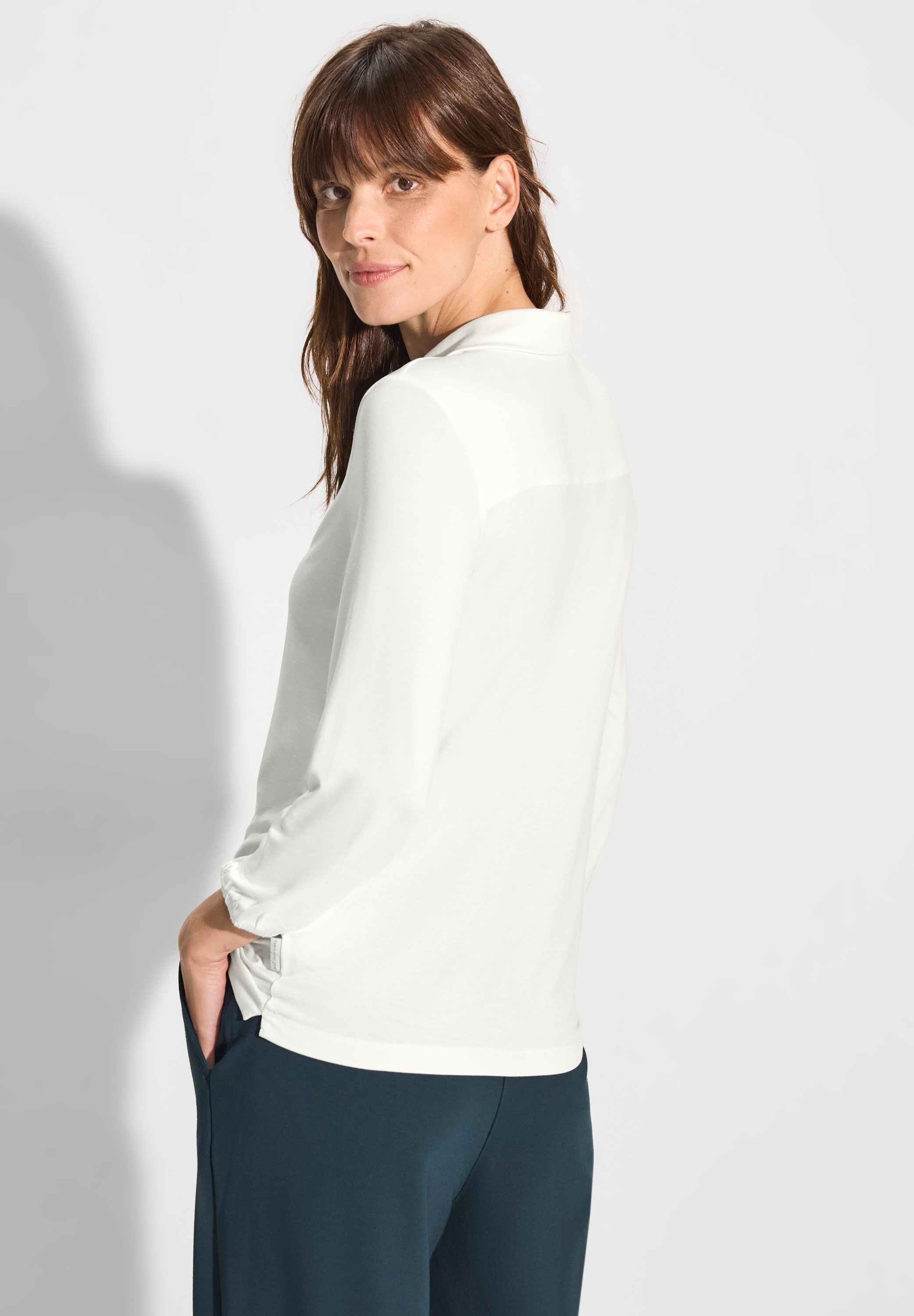 Cecil Poloshirt, mit 3/4 Ärmeln