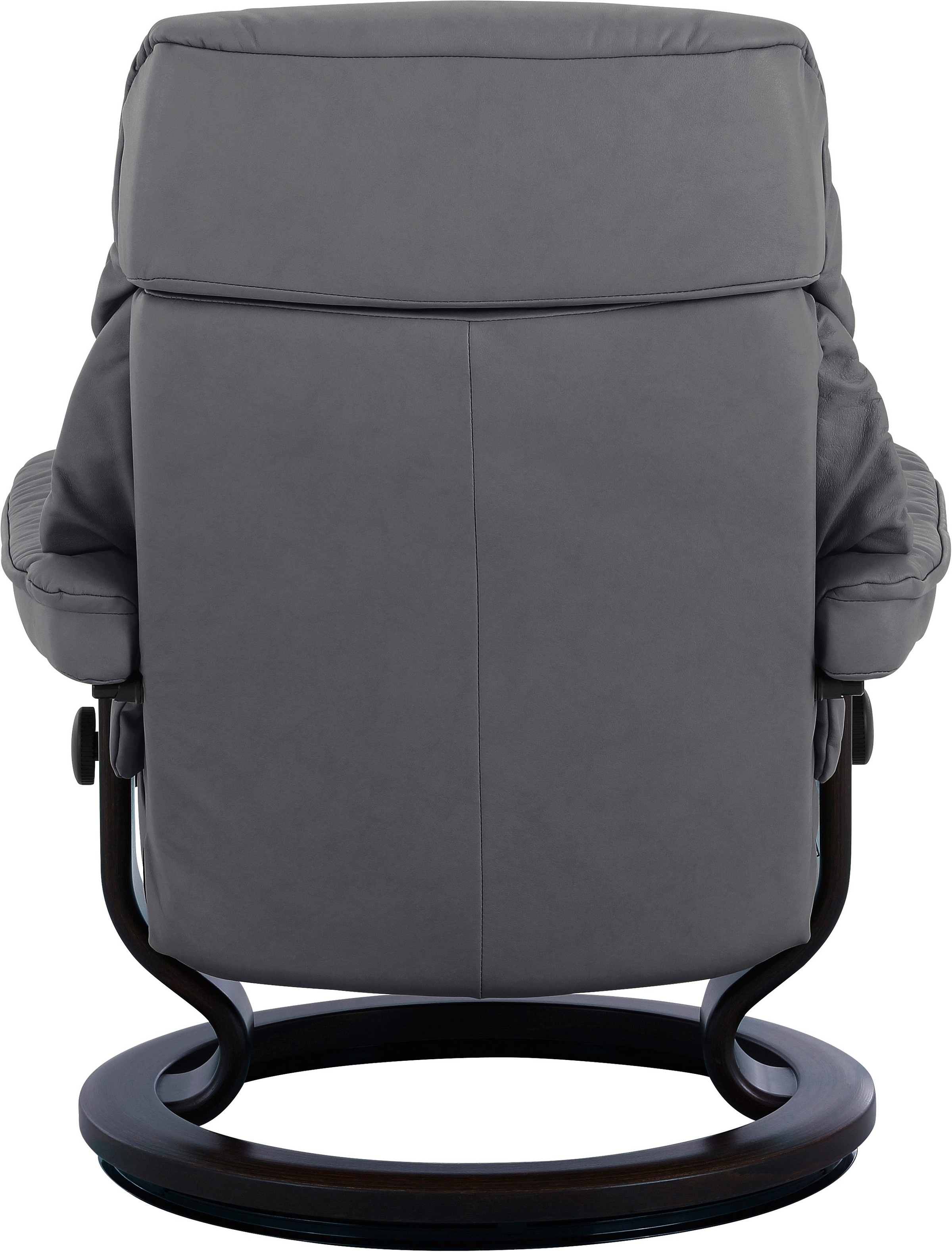 Stressless® Relaxsessel »Ruby«, (Set, Relaxsessel mit Hocker), mit Classic Base, Größe L, Gestell Eiche, Wenge, Braun & Schwarz