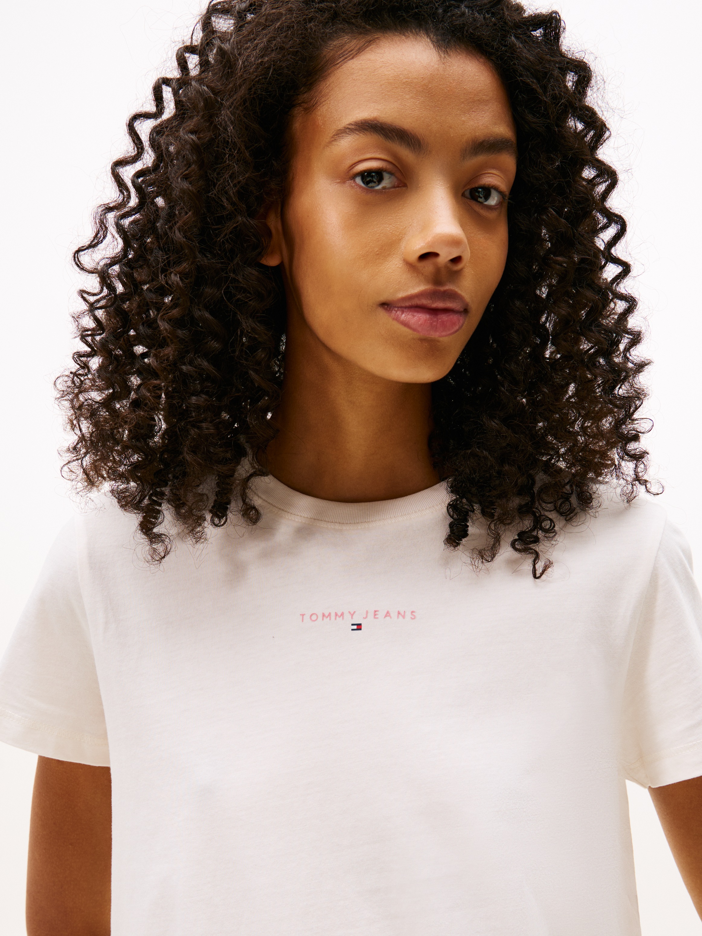 Tommy Jeans Kurzarmshirt "TJW REG LINEAR SS TEE" günstig online kaufen