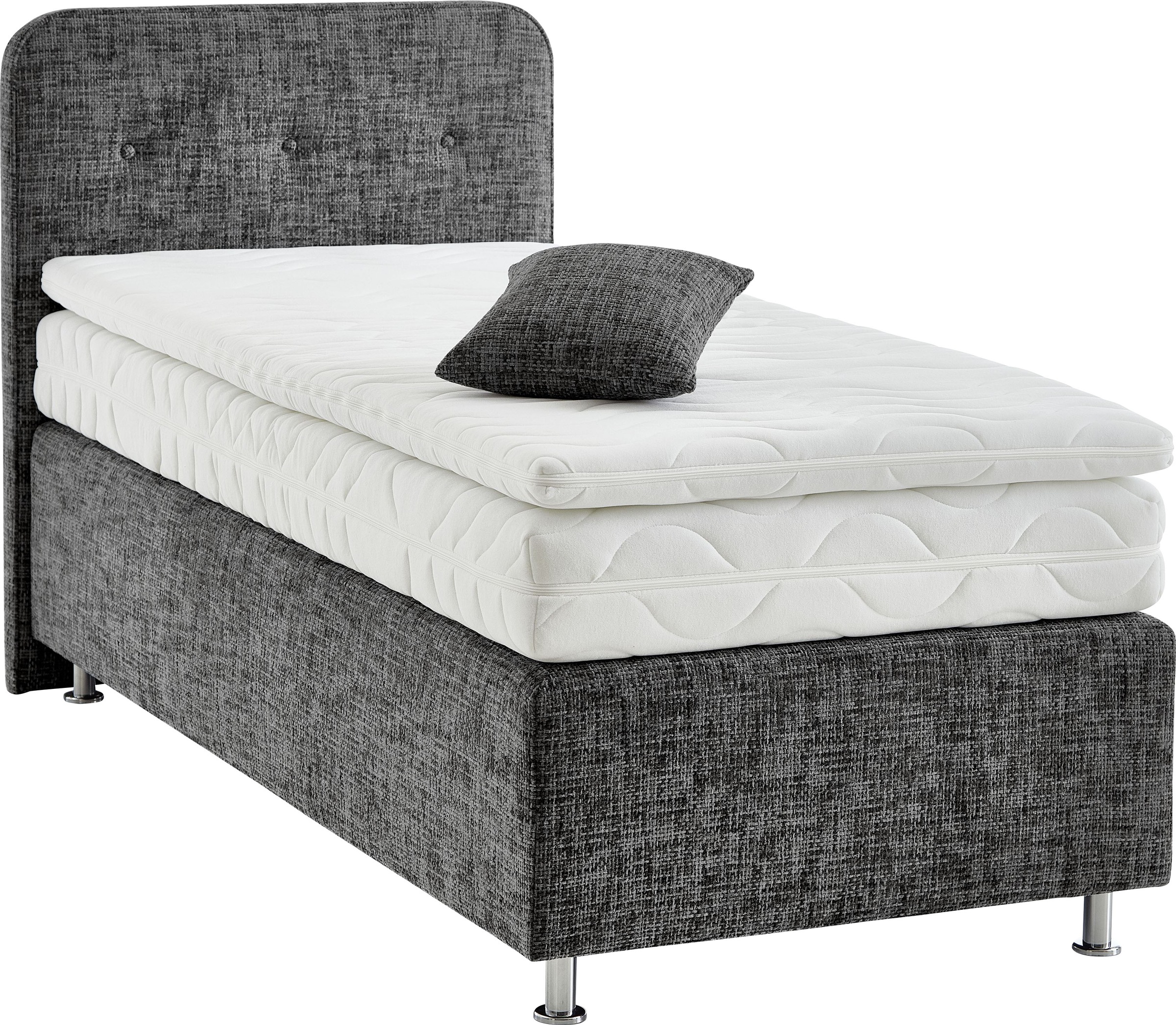 Westfalia Schlafkomfort Boxspringbett »Sapporo«, Inkl. Zierkissen, wählbar in H2, H3 & H4