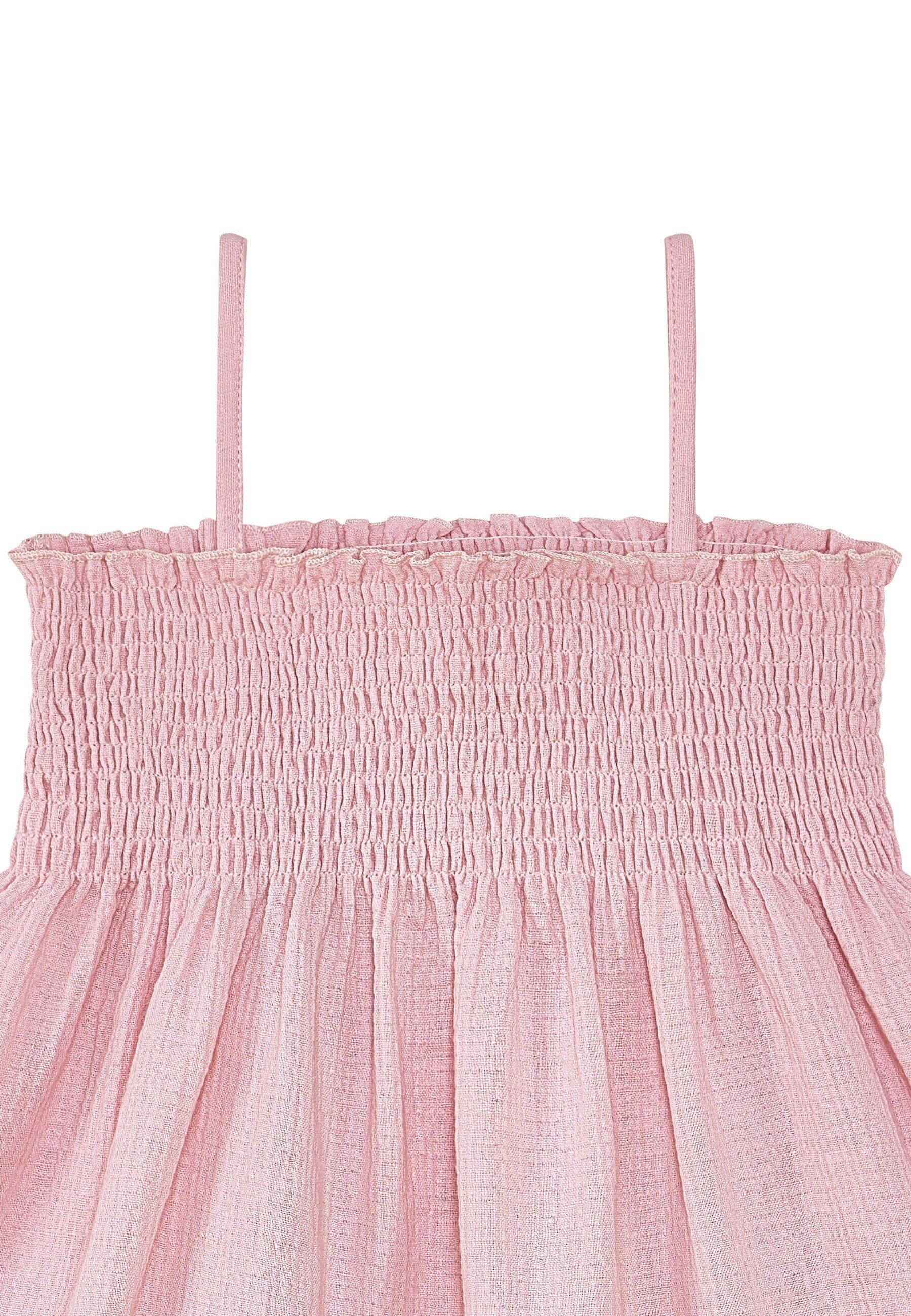 Denokids Shirtkleid »Flowers Muslin«, (2 tlg.), mit Blumenstickerei
