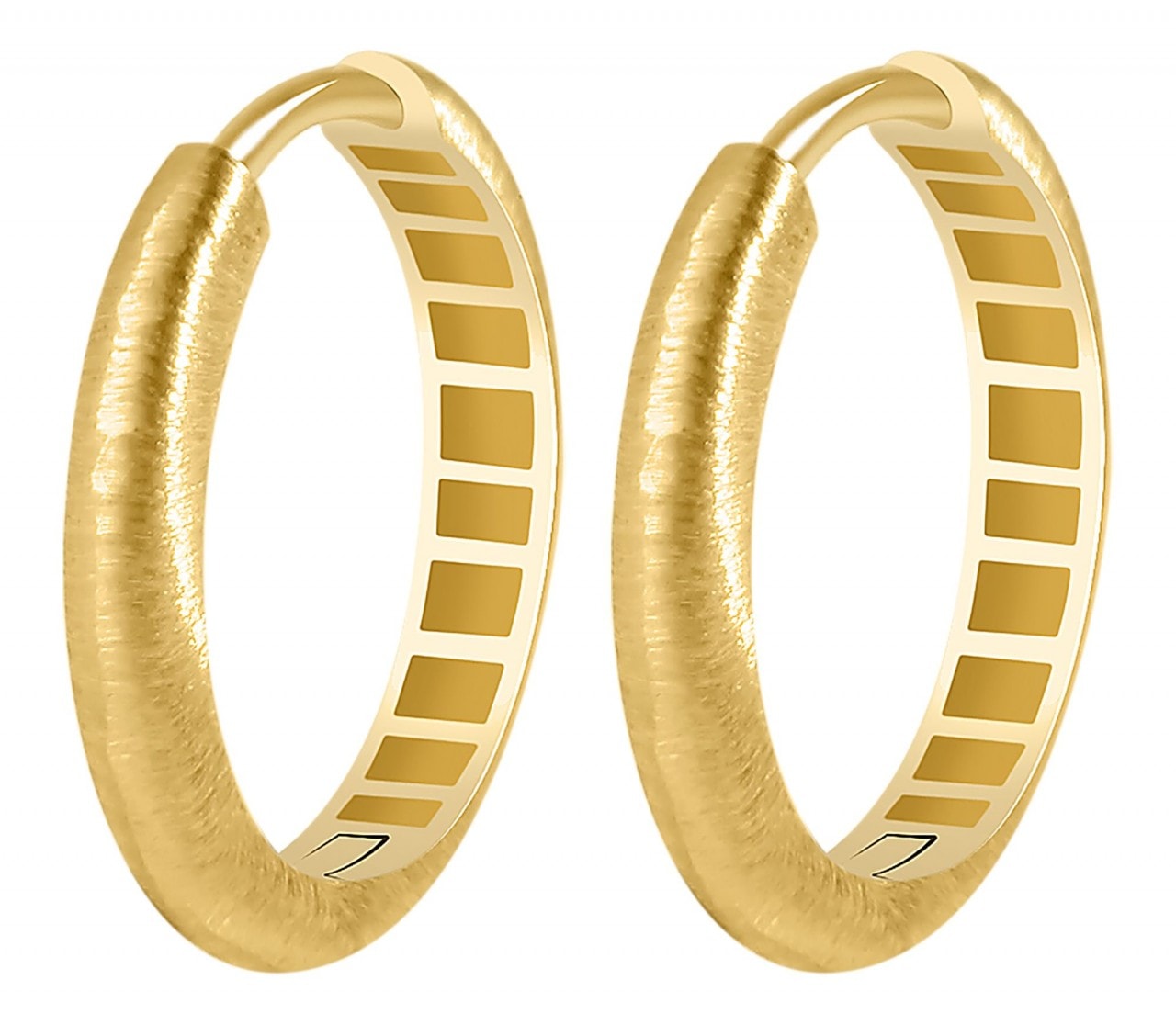 Adelia´s Paar Creolen »Neuheit 2025 - Damen Creolen aus Gold 333 und Diamant Ø 15 mm«
