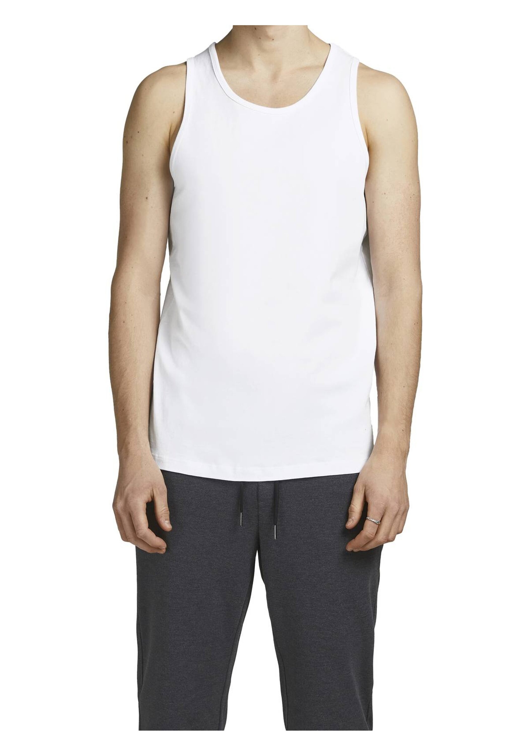 Jack & Jones Unterhemd "Unterhemd JACBASIC TANKTOP 4PK 4er Pack" günstig online kaufen