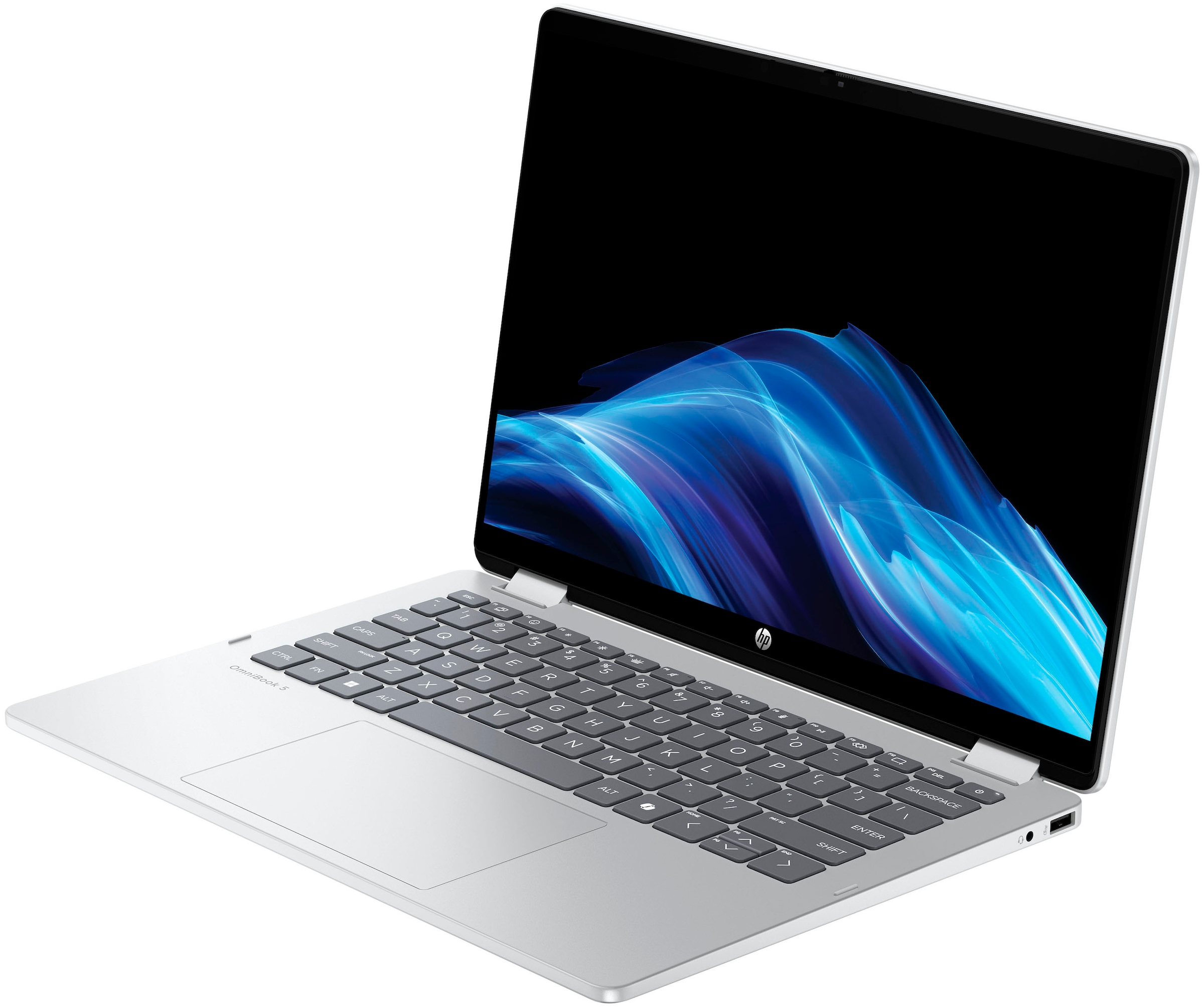 HP Convertible Notebook »OmniBook 5 Flip 14-fp0250ngx« 35,56 cm / 14 ″ Intel Core 5 Intel Graphics 256 GB SSD