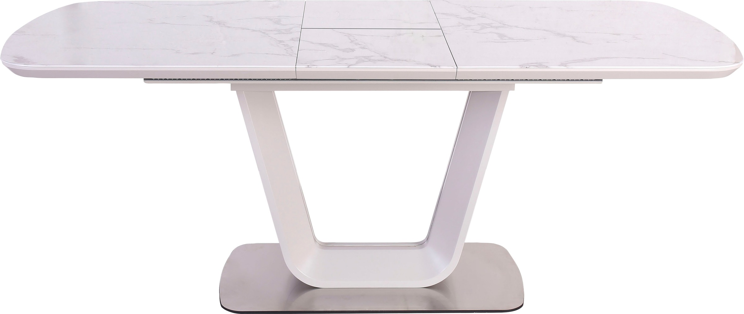 SalesFever Esstisch "Design Tisch für stilvolle Mahlzeiten" Erweiterbarer G günstig online kaufen