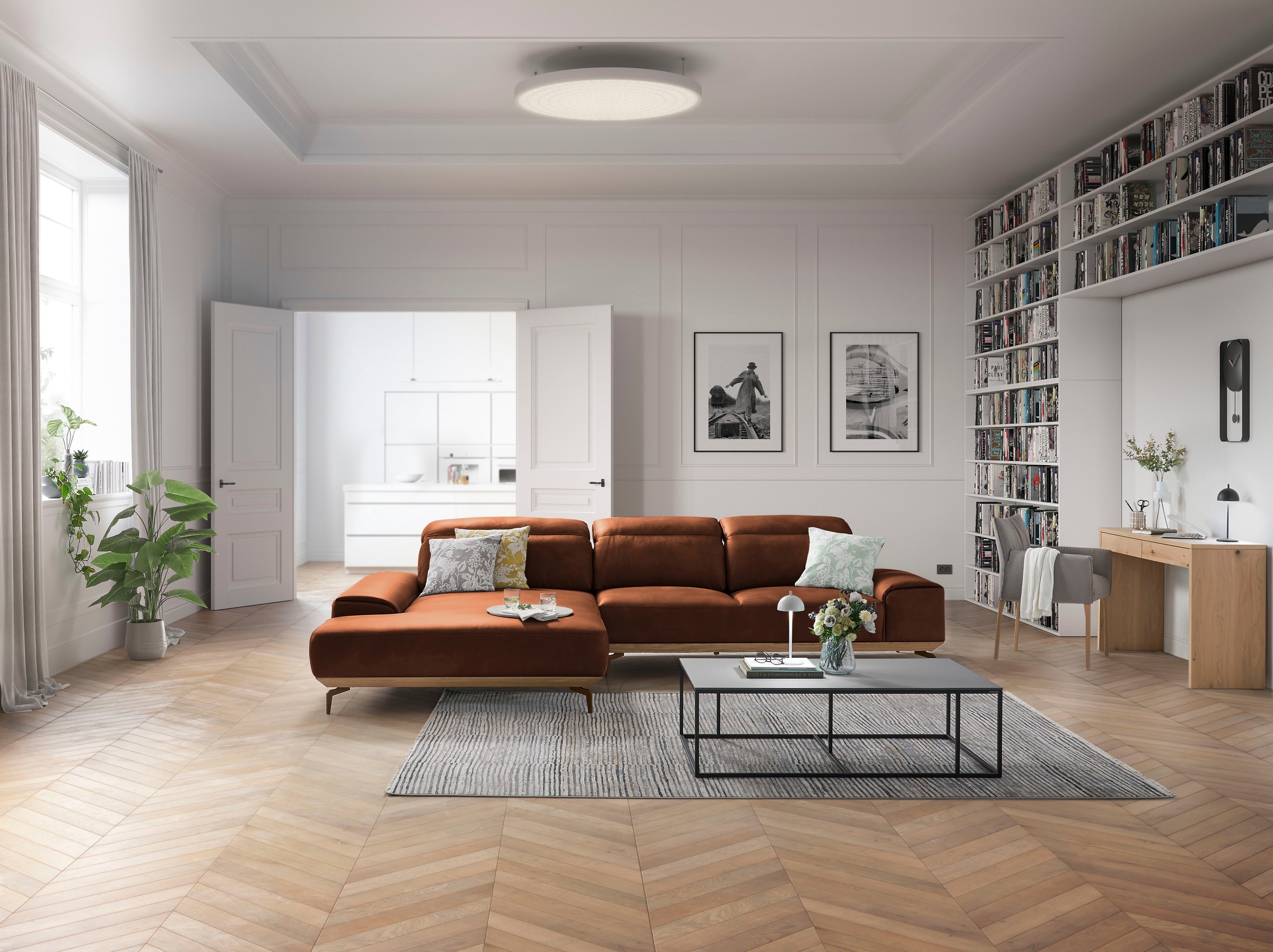 Musterring Wohnlandschaft "MR 2490 Ecksofa mit erstklassigem Sitzkomfort, L günstig online kaufen