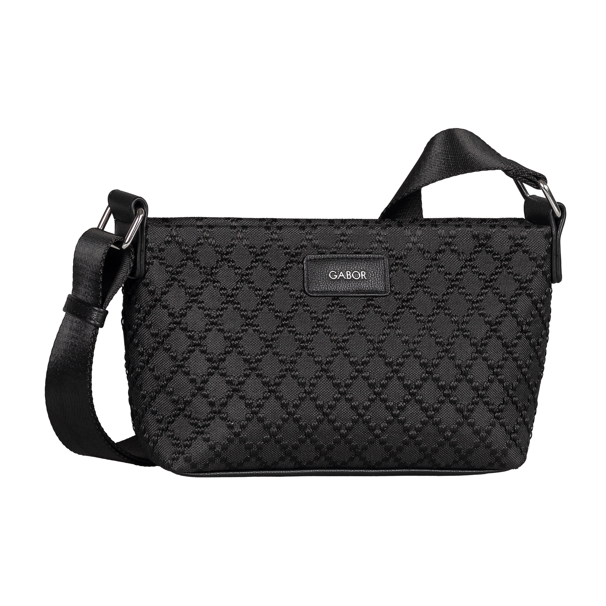 Gabor Umhängetasche "Helmea" Damen Schultertasche mit Kontrastbesatz und Logoschriftzug