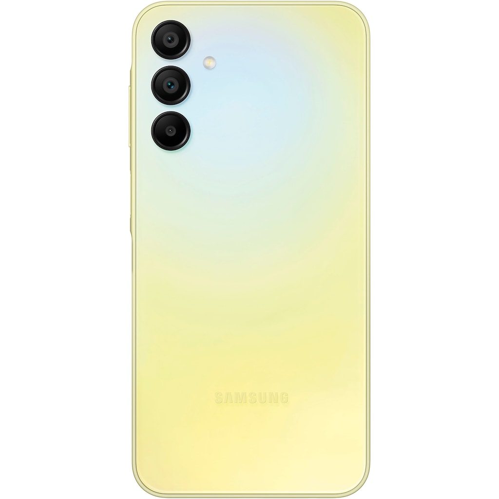 Samsung Smartphone »Galaxy A15 5G 128GB«, Gelb, 16,39 cm/6,5 Zoll, 128 GB Speicherplatz, 50 MP Kamera