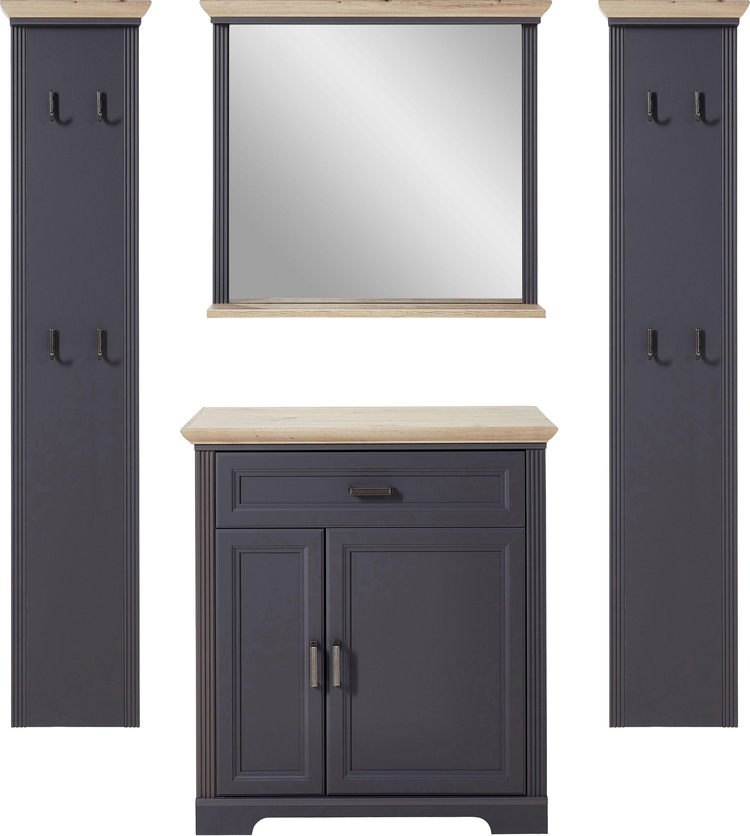 Garderoben-Set INNOSTYLE, grau, Flur, Kastenmöbel-Sets, "Jasmin"