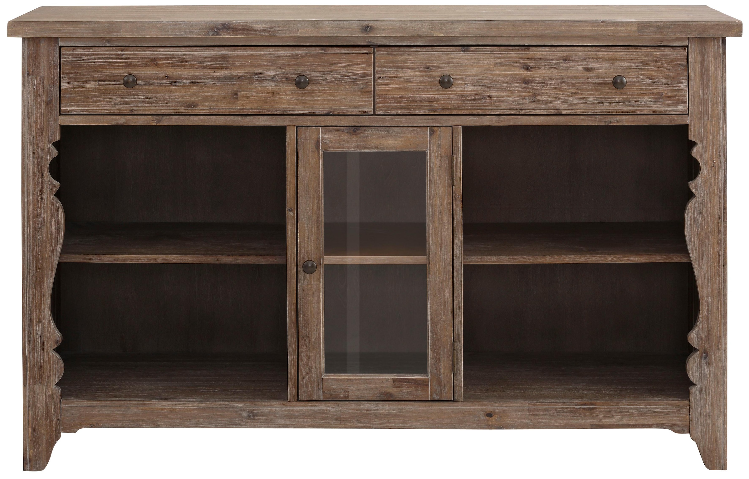 Home affaire Sideboard "Magnolia", Kommode im rustikalem Flair, aus massive günstig online kaufen