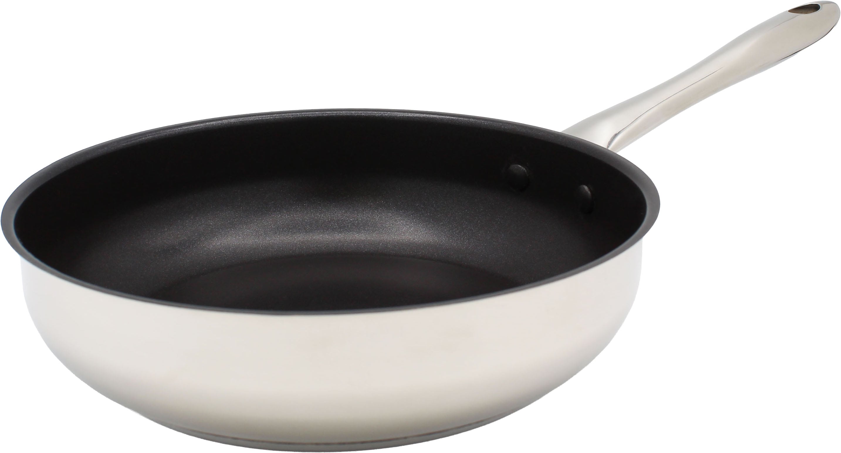 Krüger Bratpfanne "Edelstahl Pfanne Miami, Ø 28 cm" Edelstahl 1 Stk. tlg. mit Antihaft-Versiegelung, backofenfest bis 180C