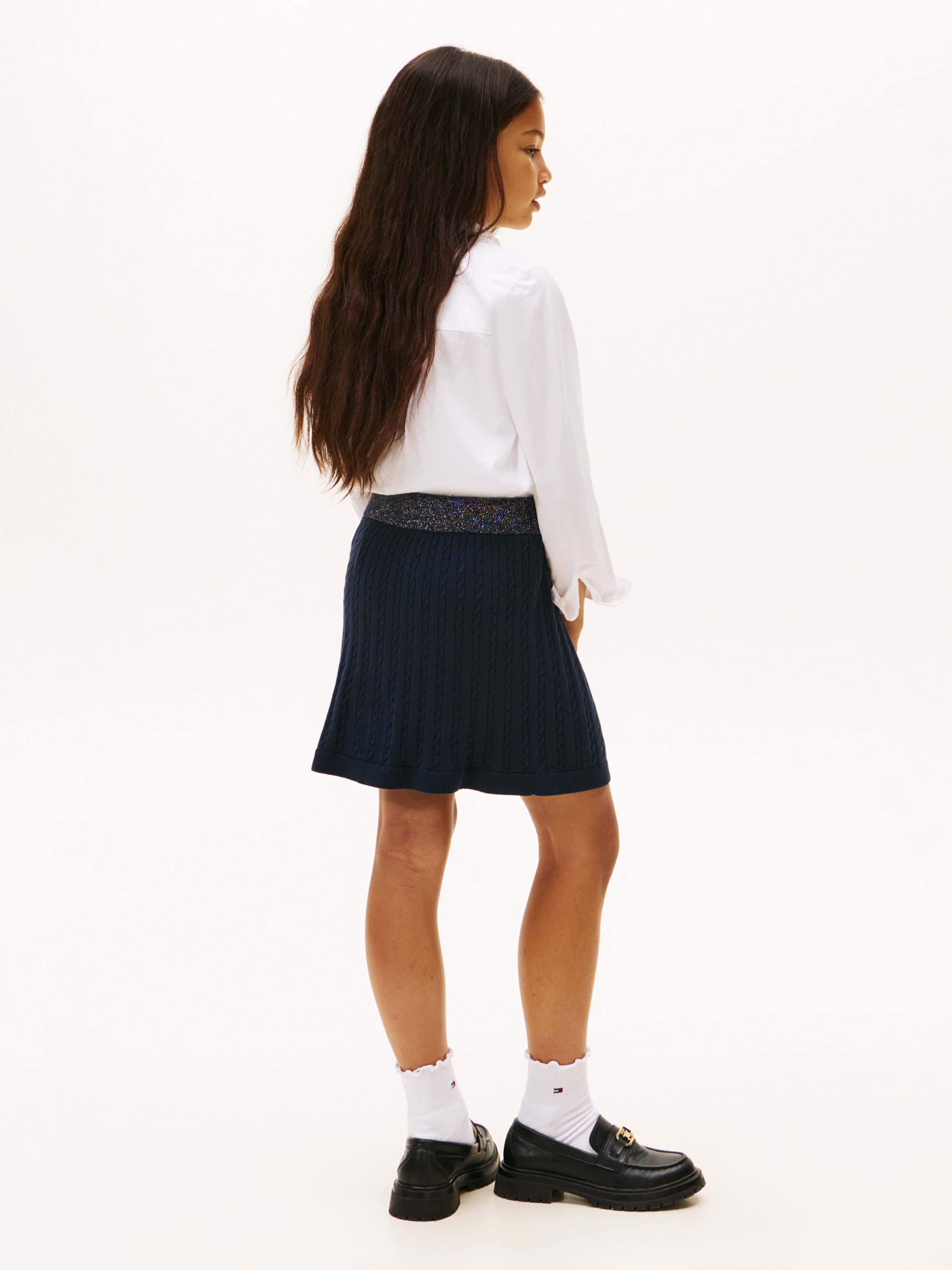 Tommy Hilfiger Strickrock »MINI CABLE SKIRT« Regular fit, für Kinder bis 16 Jahre