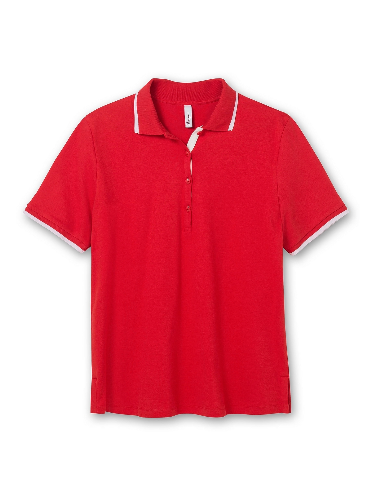 Sheego T-Shirt »Große Größen«, mit | Kontrastkanten, online bestellen BAUR tailliert leicht