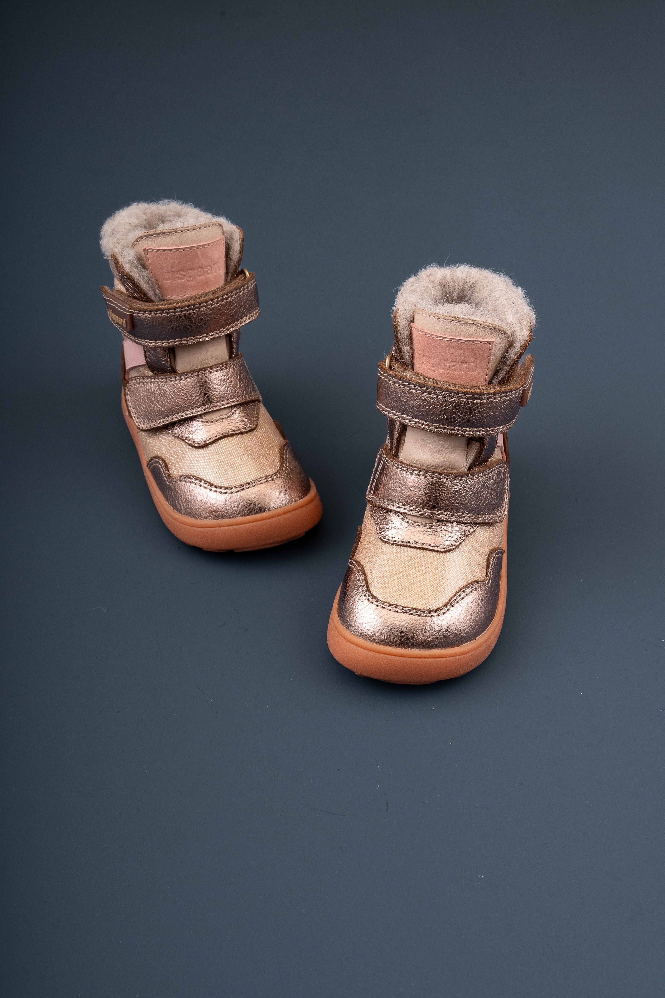 Bisgaard Winterboots »barefoot tex«  Klettboots, Snowboots mit Klettriemchen, TEX-Membrane