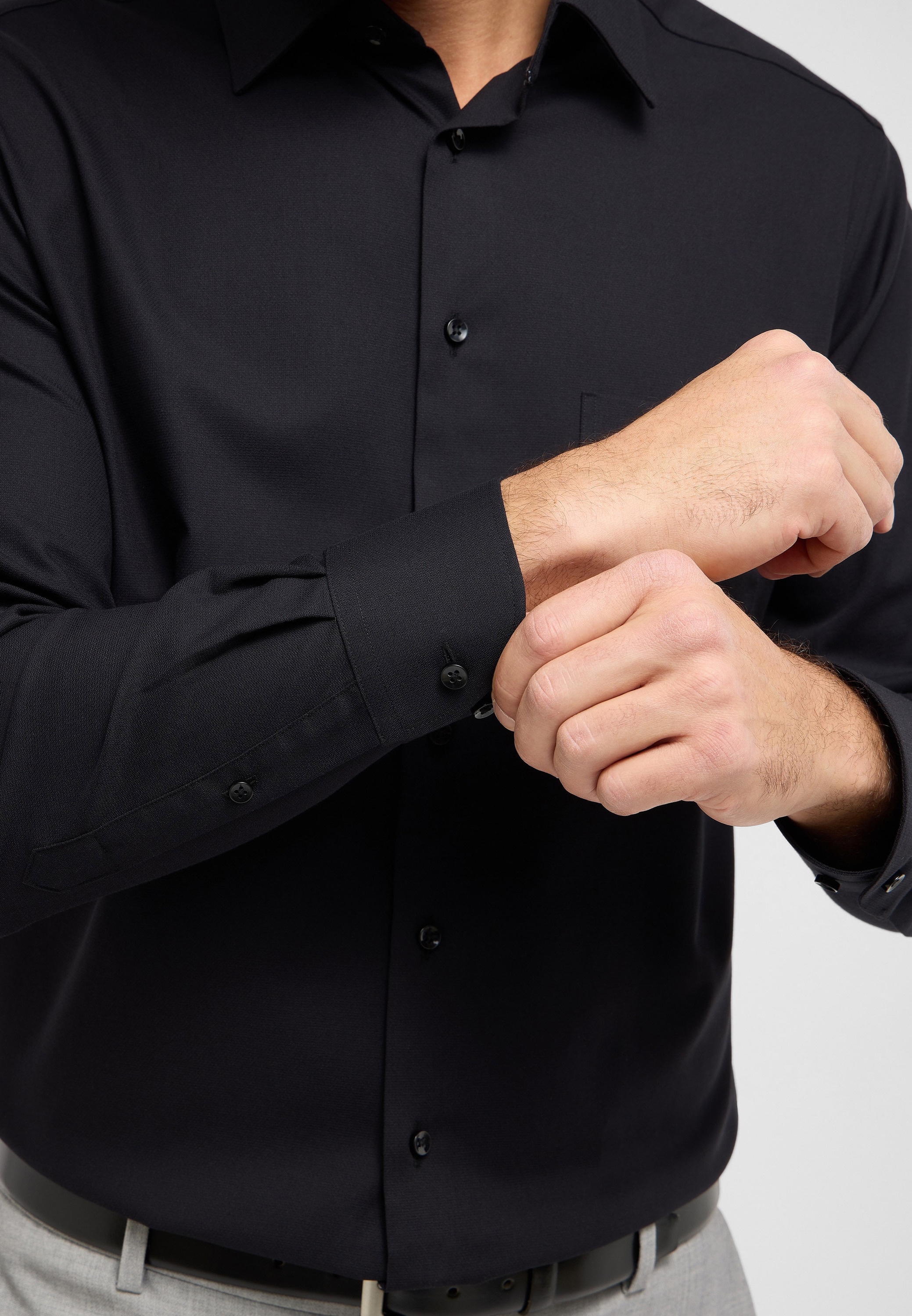Eterna Langarmhemd »MODERN FIT«, NON IRON (bügelfrei)