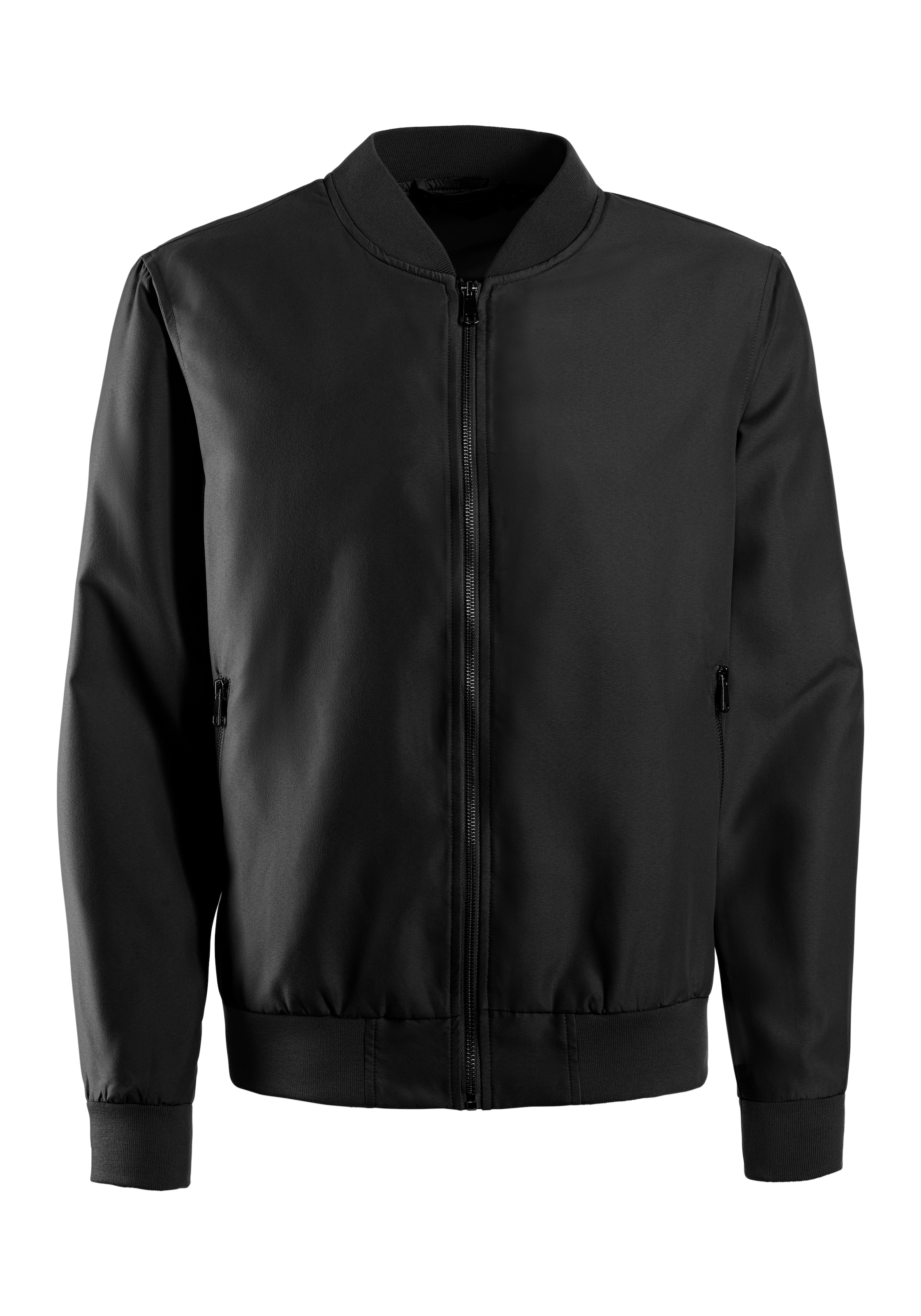John Devin Bomberjacke "/ Blouson mit Rippkragen", Pilotenjacke / Übergangs günstig online kaufen