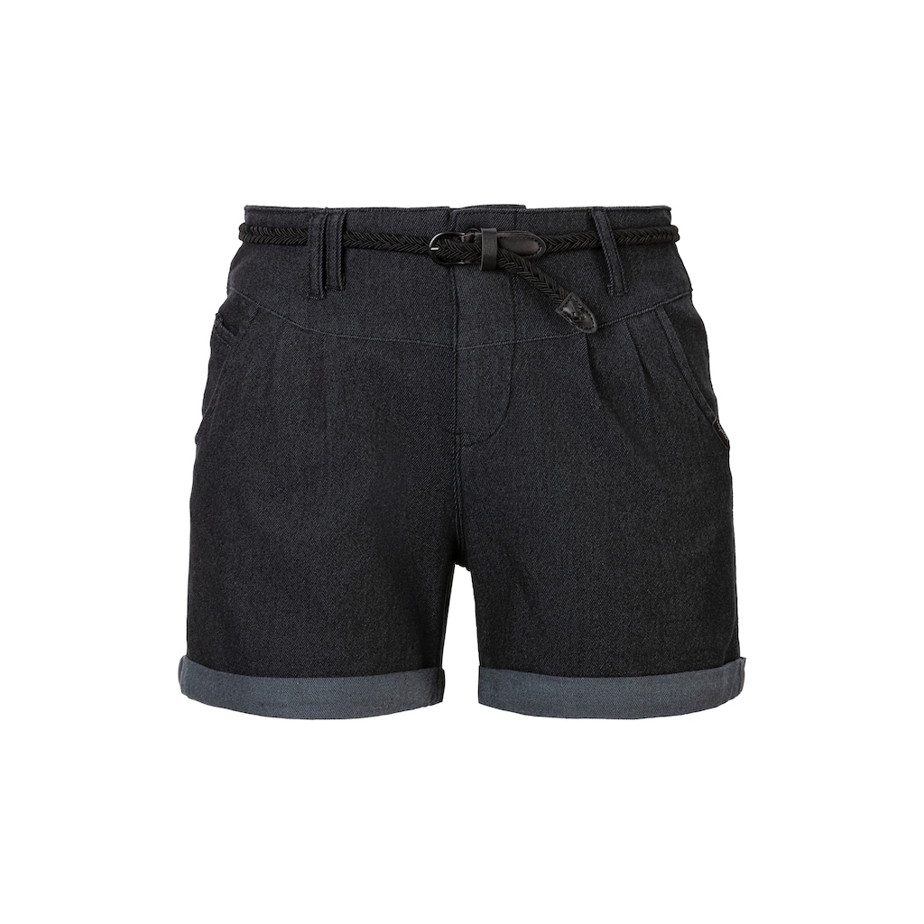Ragwear Shorts »HEEVEN A«, (Set, 2 tlg., mit Gürtel), mit Umschlagsaum, Gürtelschlaufen und Taillengürtel