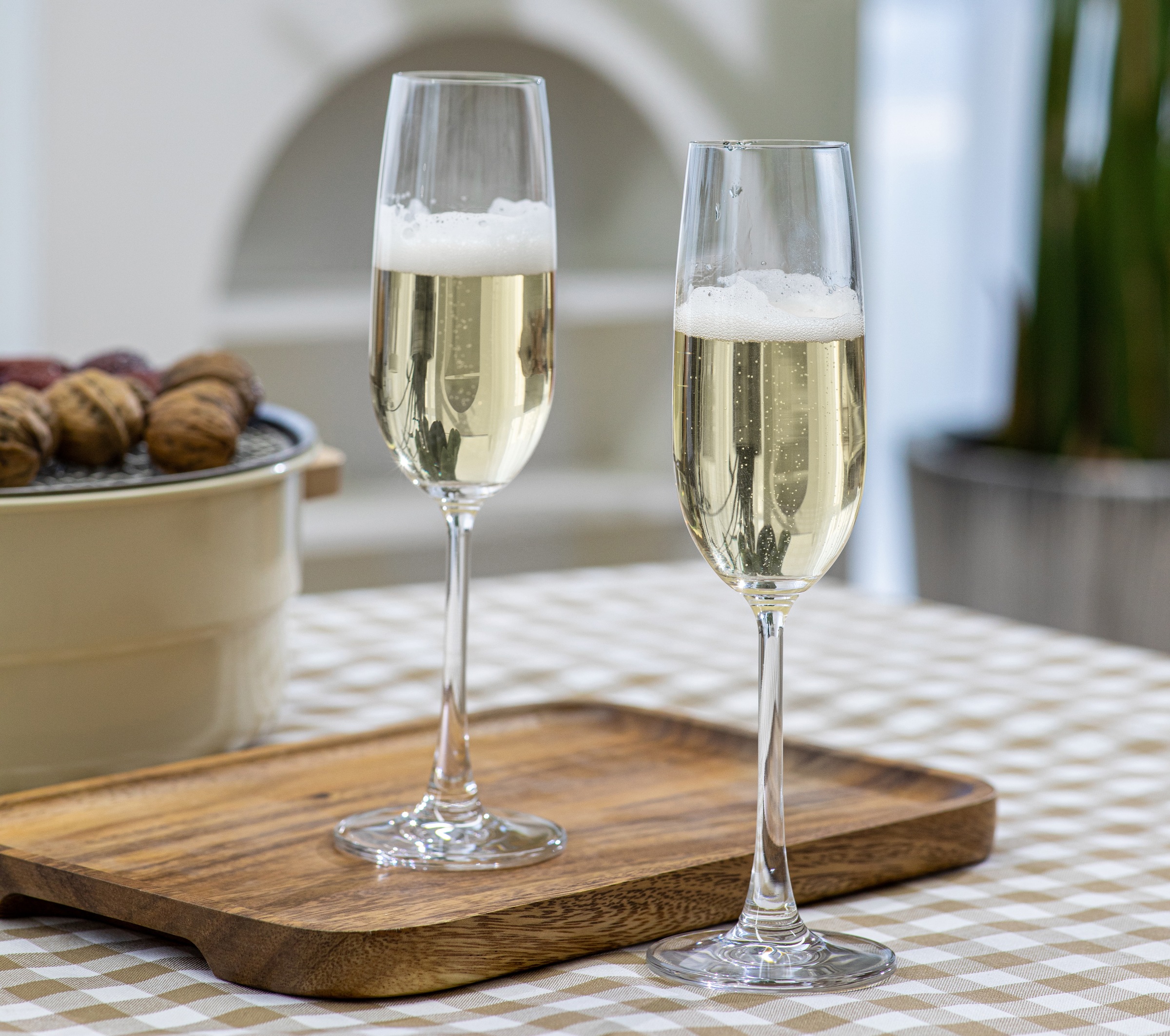ECHTWERK Sektglas »Champagnerkelche Set, ca. 210 ml«, (Set, 6 tlg.), für Champagner, Aperitifs, ideal für Feierlichkeiten