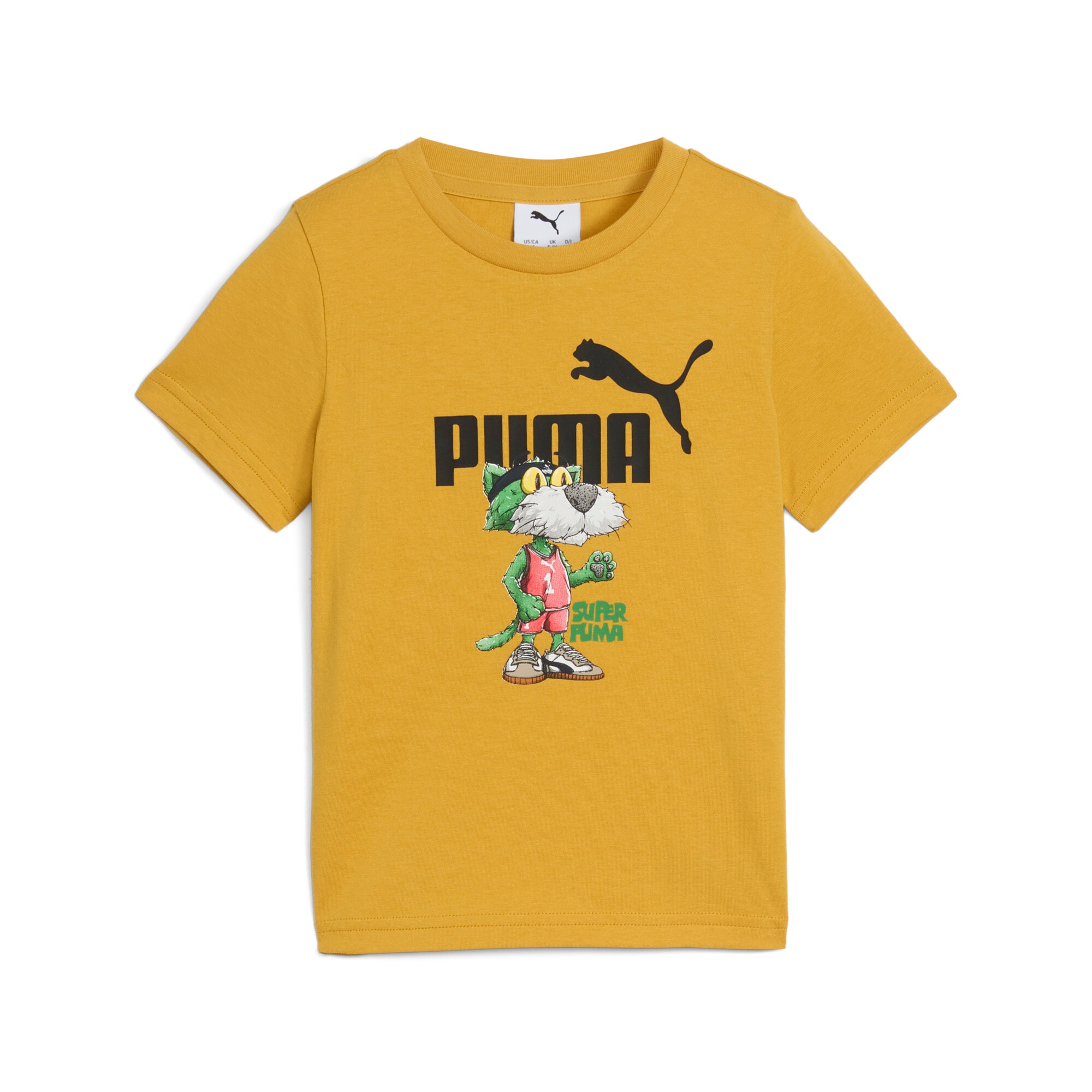 PUMA T-Shirt "SUPER GRAPHIC TEE PS" Regular Fit, Kurzarm, Rundhalsausschnitt, mit Print-Applikation