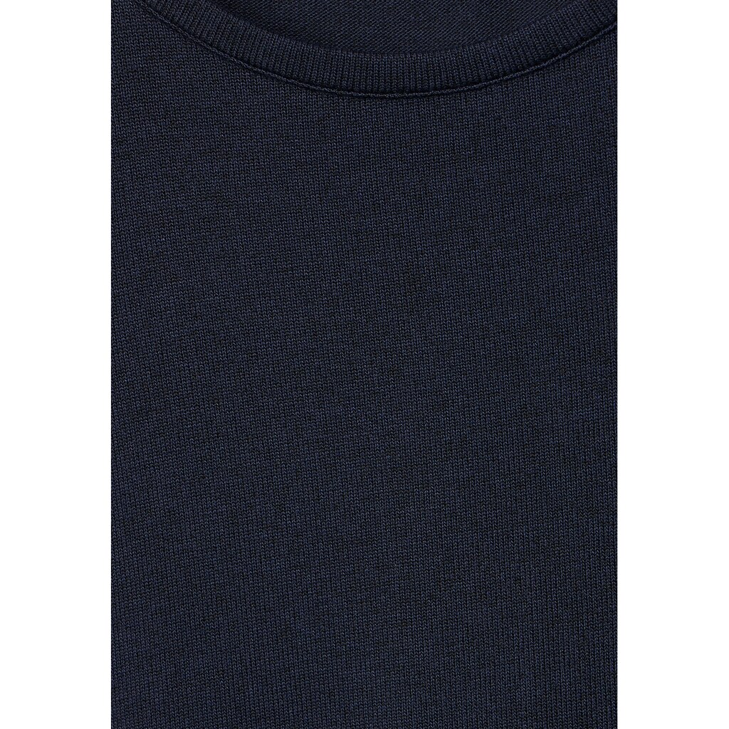 Cecil 3/4-Arm-Shirt, aus softem Materialmix
