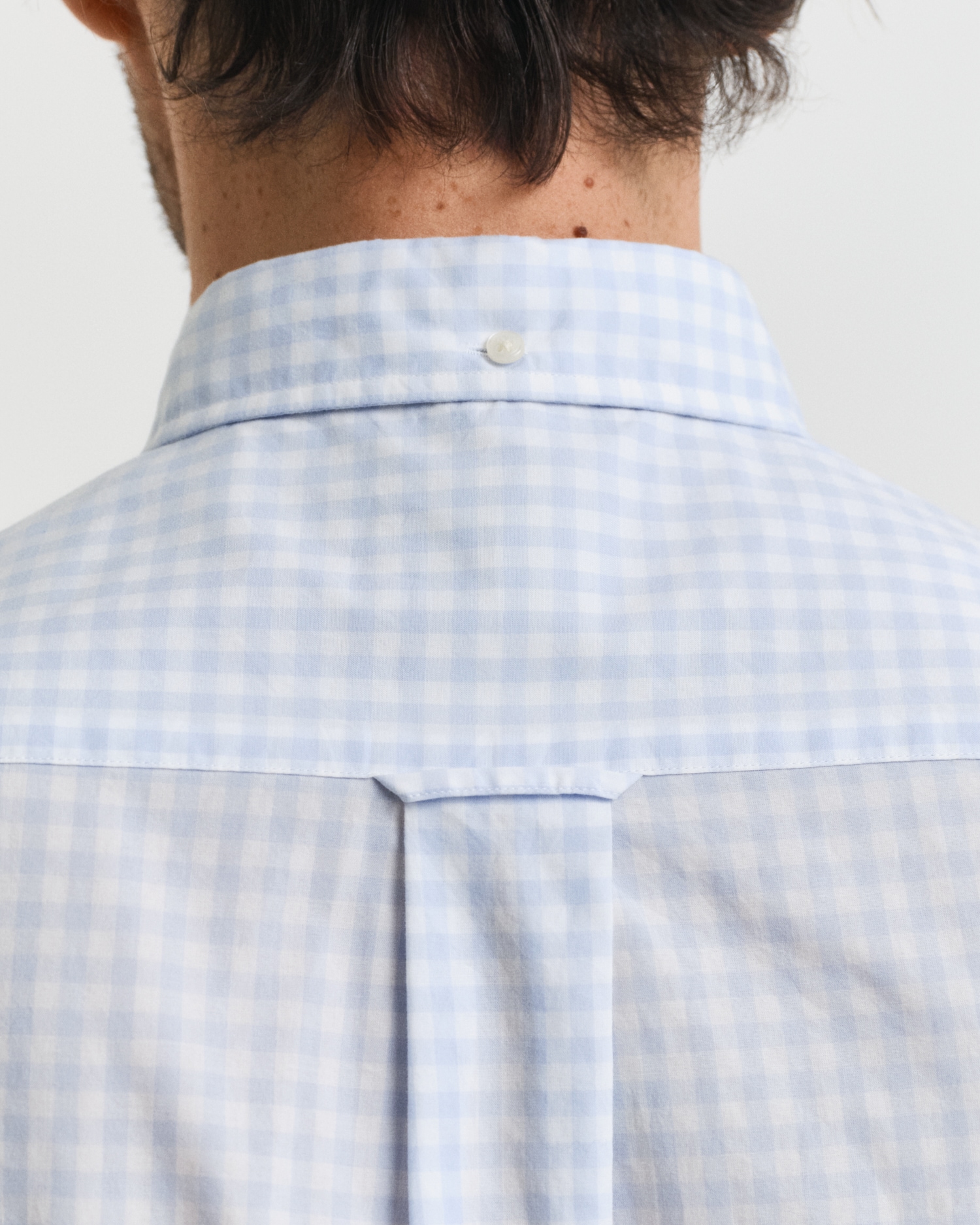 Gant Langarmhemd »REG POPLIN GINGHAM SHIRT«, mit Logostickerei auf der Brust
