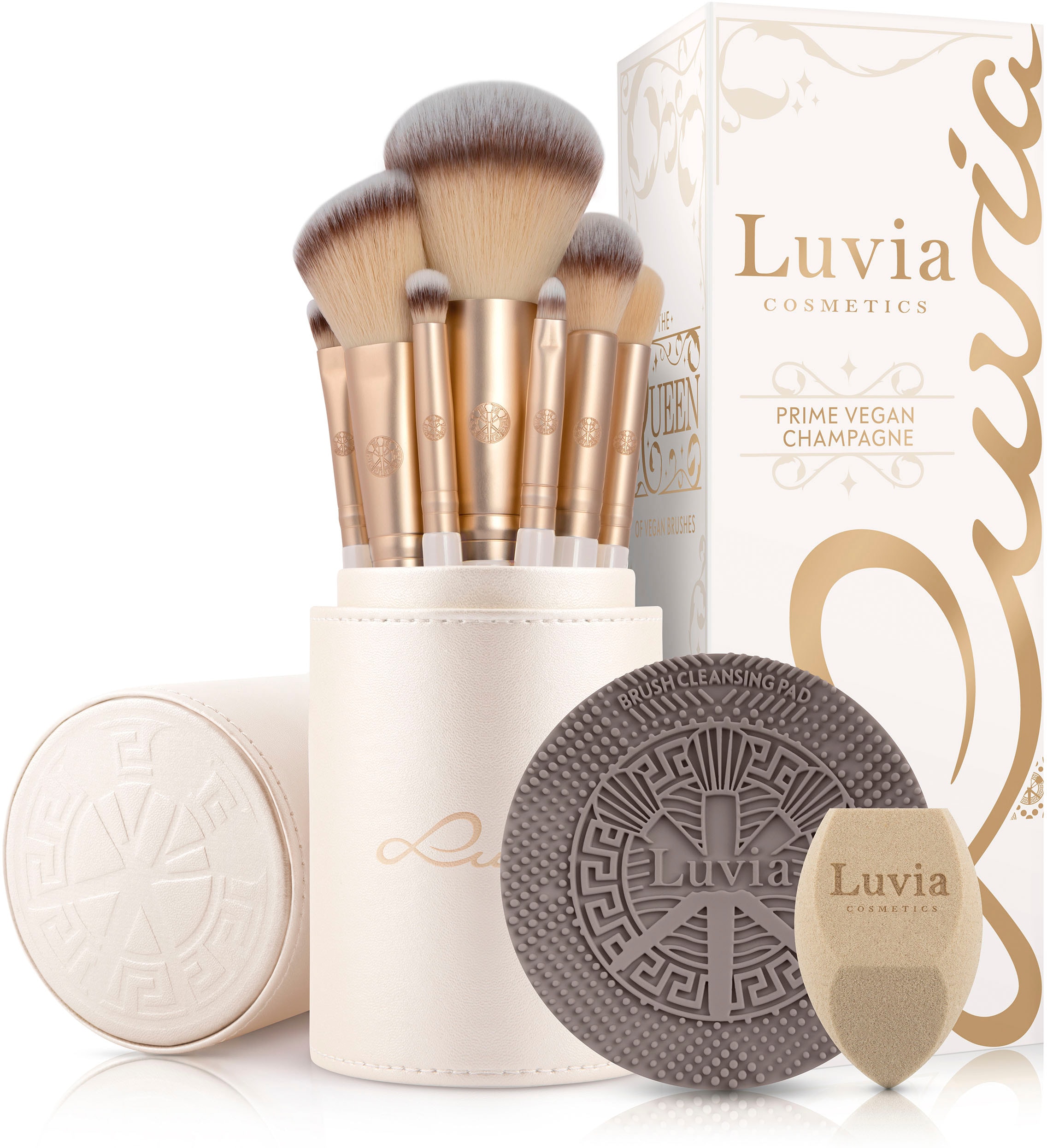 11 Cosmetics Luvia Vegan Kosmetikpinsel-Set Champagne«, (Set, tlg.), Schmink-Set BAUR »Prime | kaufen