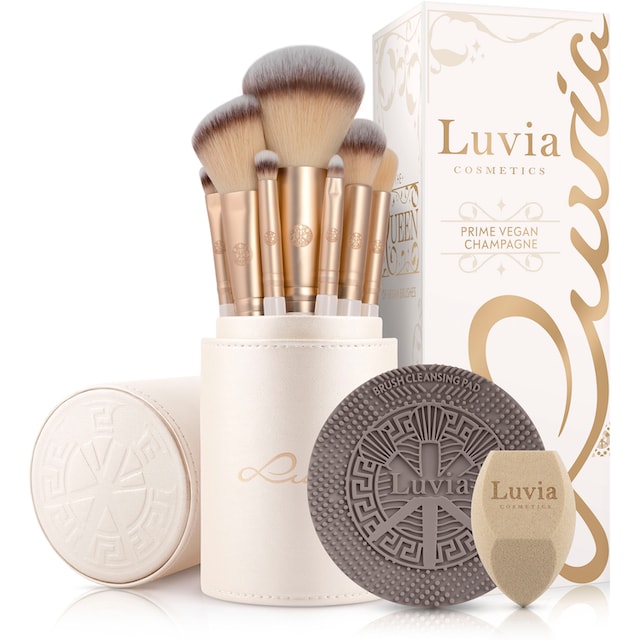 Luvia Cosmetics Schmink-Set »Prime Vegan Champagne«, (Set, 11 tlg.),  Kosmetikpinsel-Set kaufen | BAUR